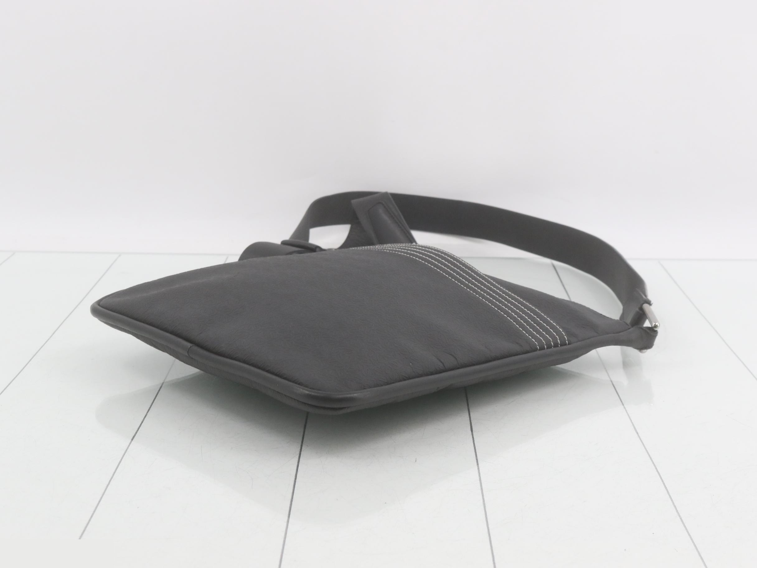 Shoulder bag, Repeat Anagram, Black Leather — view 6