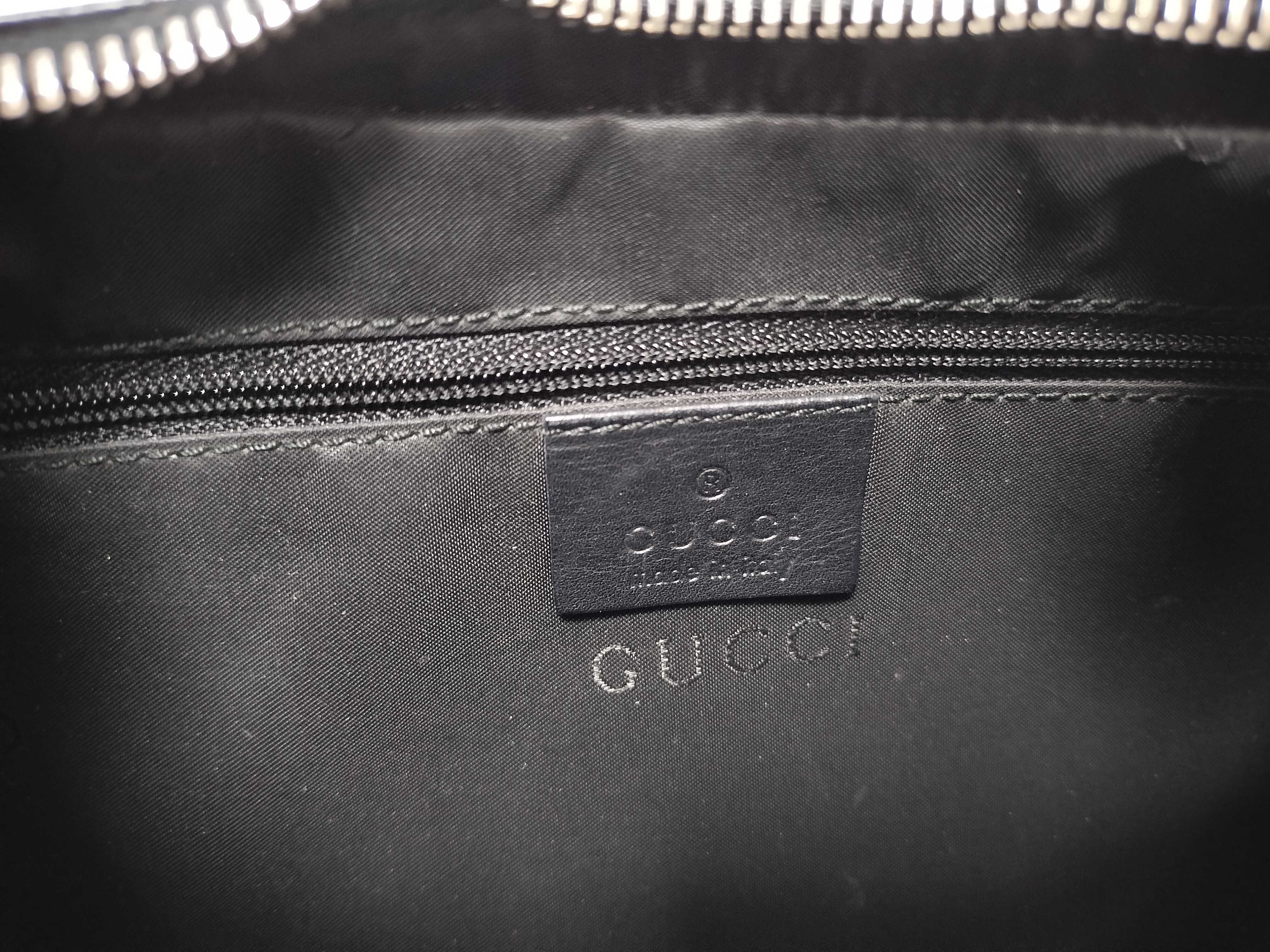 Leather One-Shoulder Bag, Black — view 10