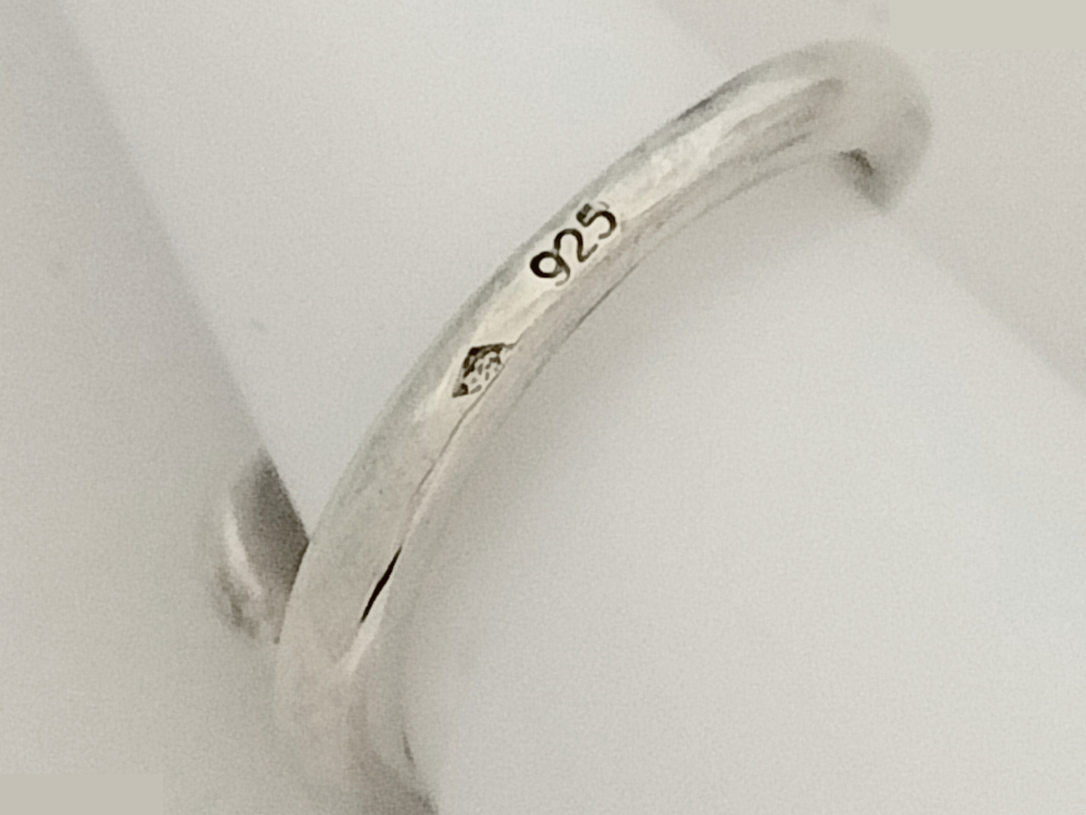 Logo 925 Silver Ring, Size #10, 5.2g — view 3