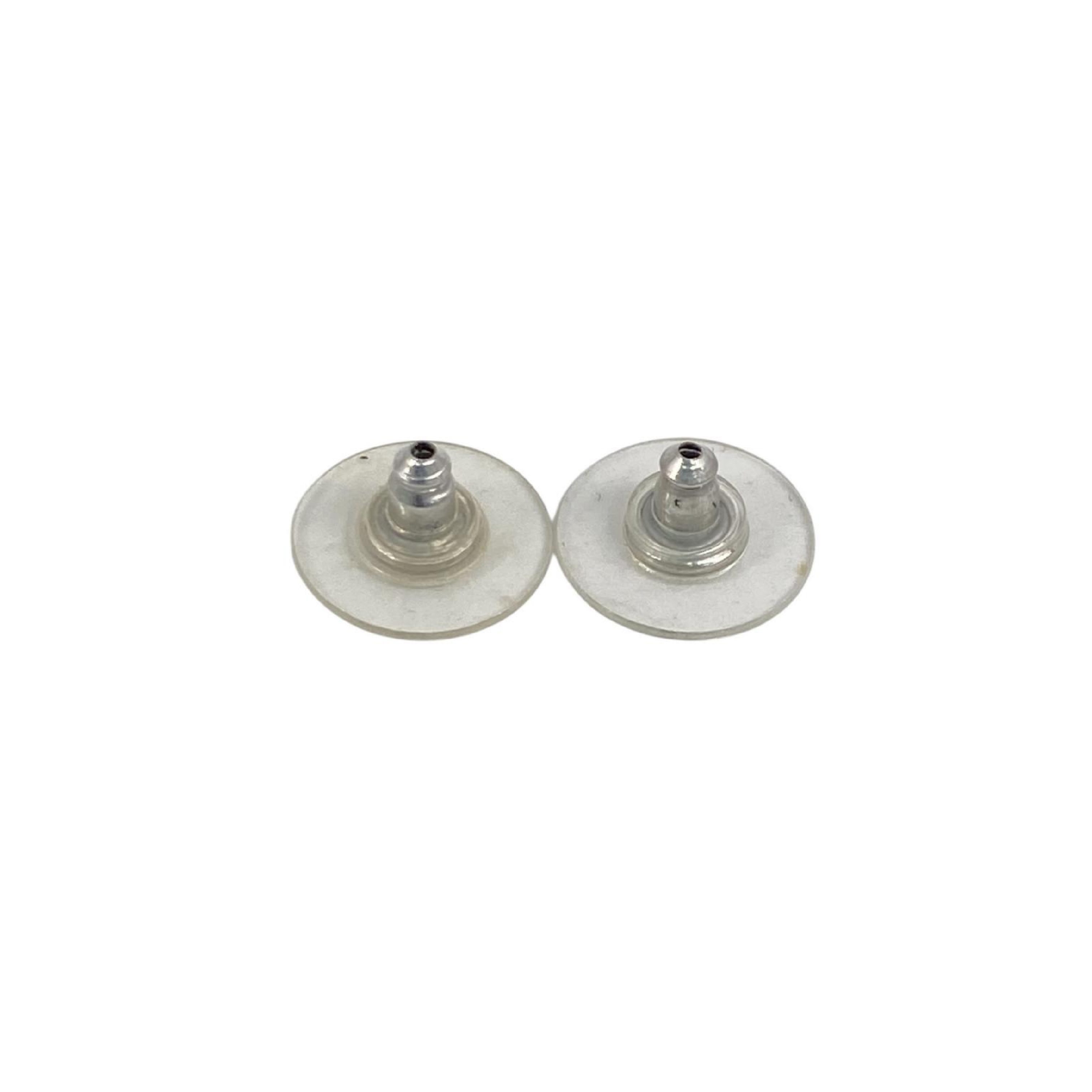 【*Shipped from: Hong Kong*】CHANEL ( ) Silver-colored Metal/Rhinestone Coco Mark A12W Earrings — view 10
