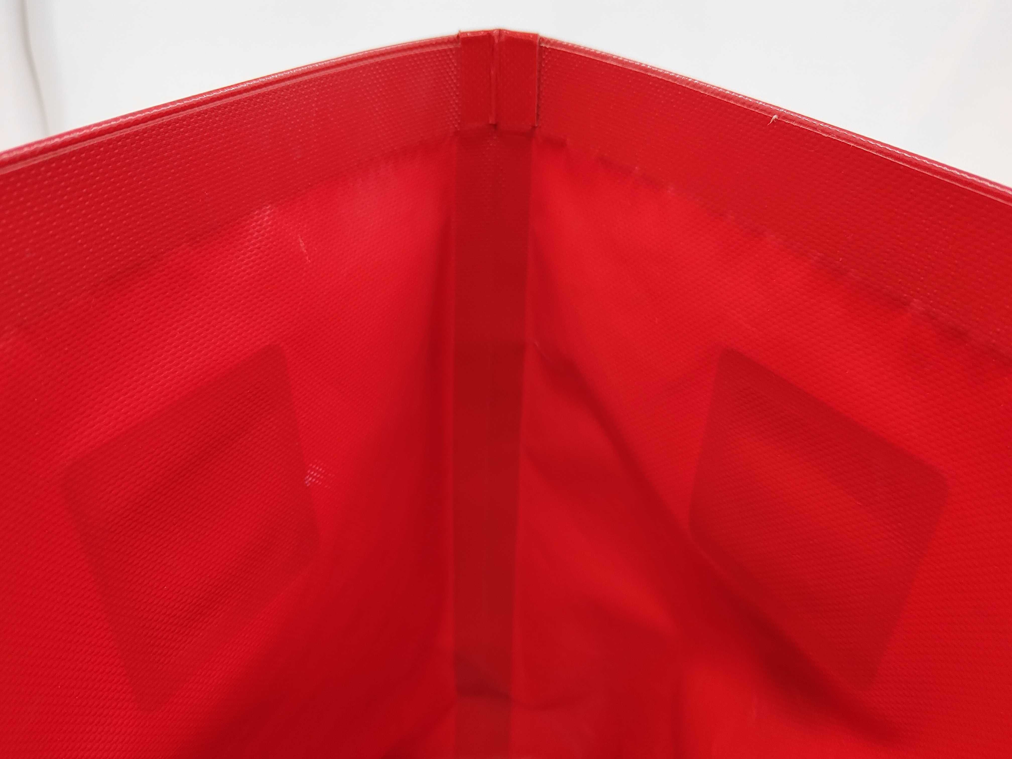 waterproof vinyl Coco Mark ETANCHE shoulder bag, red tote bag — view 8