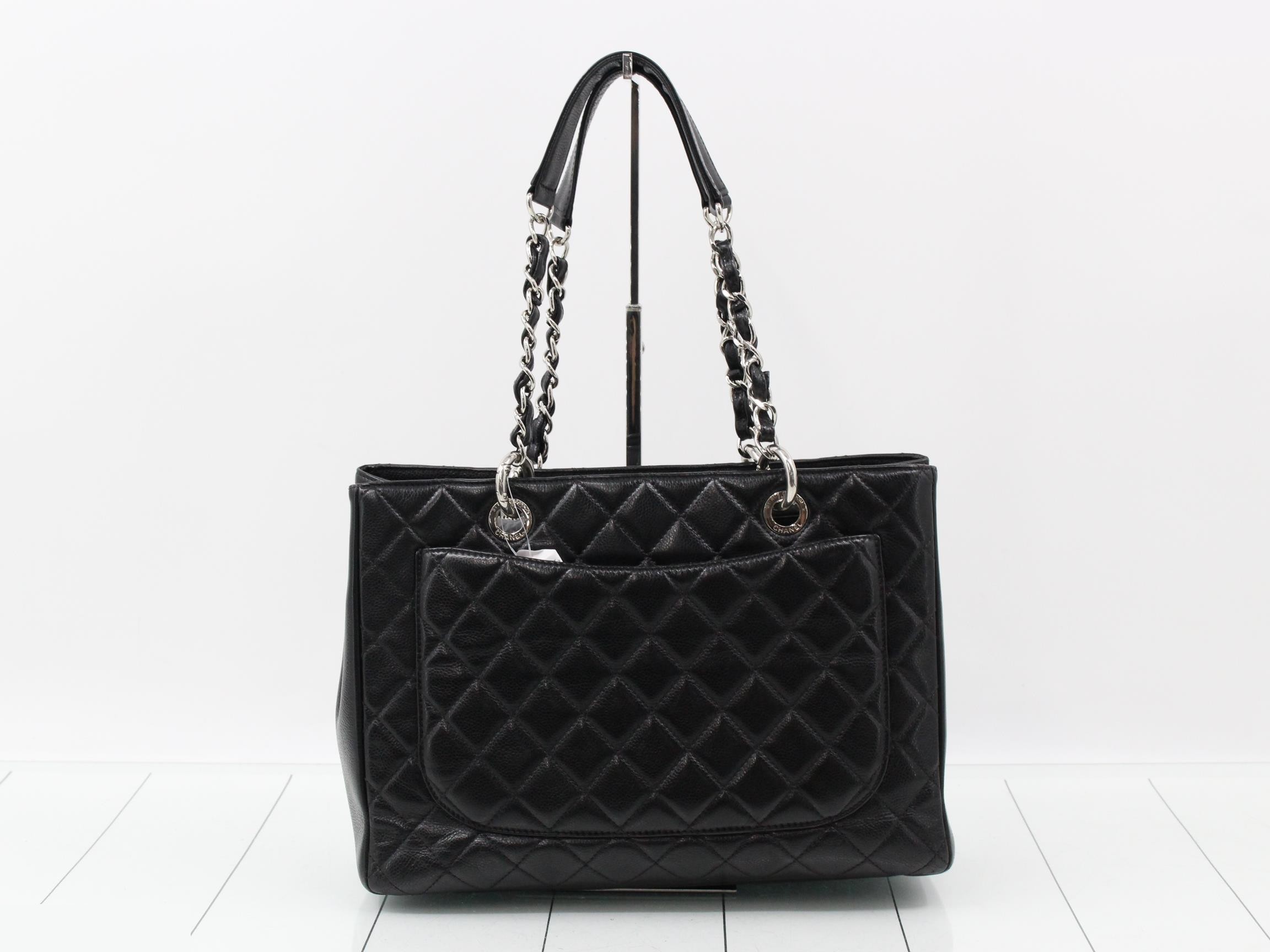 Caviar skin chain handbag — view 2