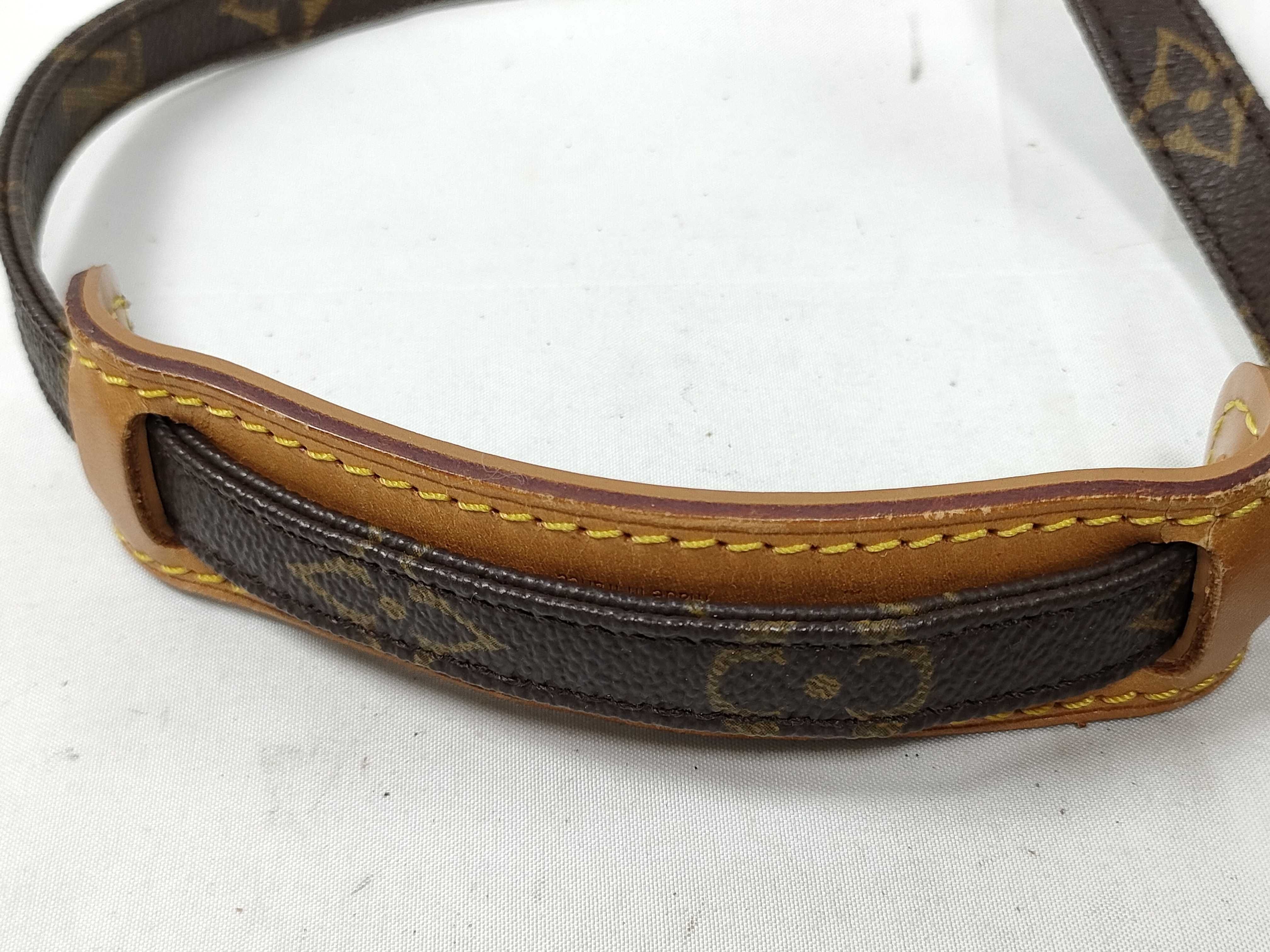 Monogram Louis Vuitton Monogram Pochette Marly Bandouliere Shoulder Bag M51828 Tanned Leather Brown Shoulder Bag — view 3