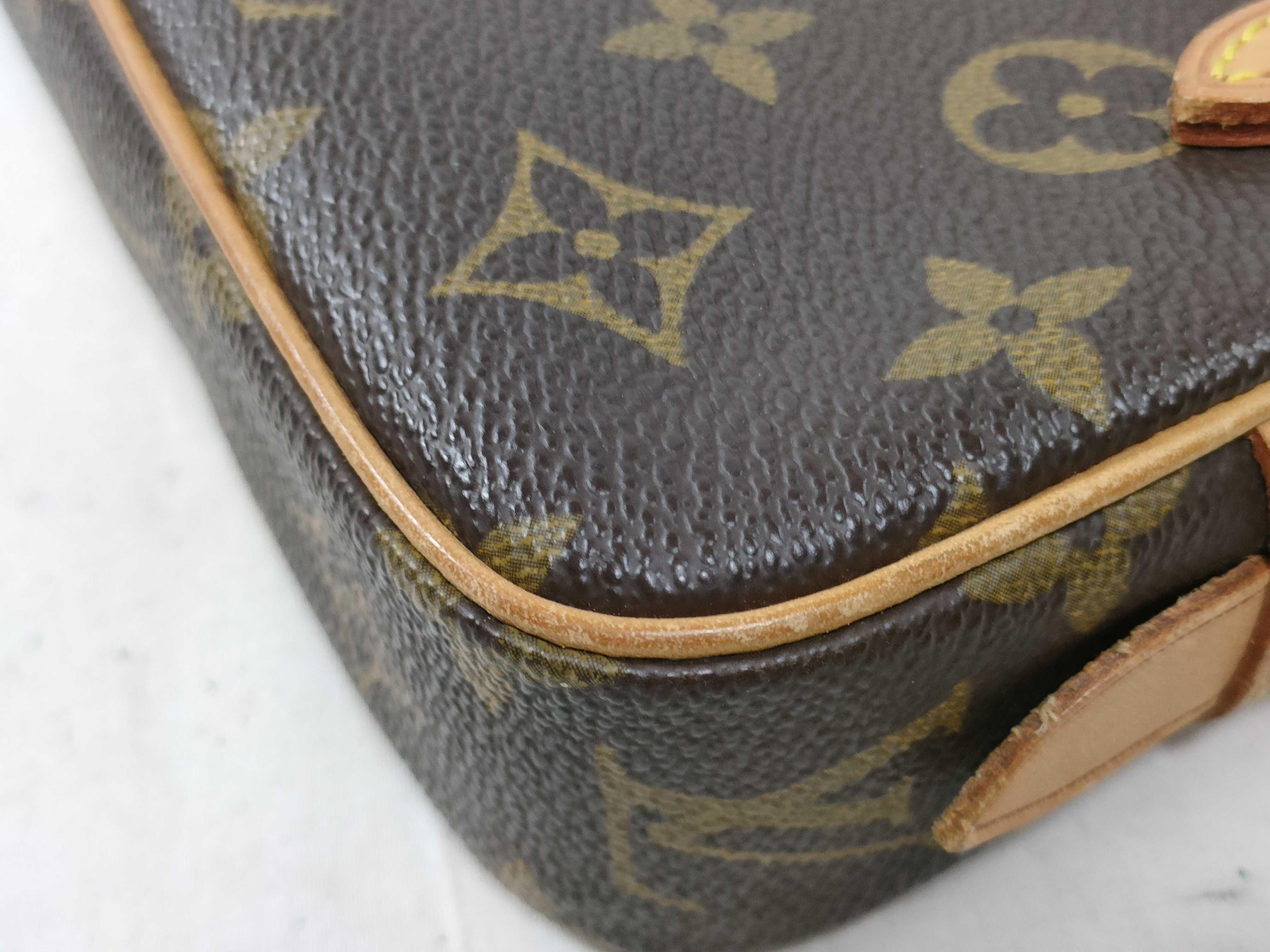 Monogram Louis Vuitton Monogram Pochette Marly Bandouliere Shoulder Bag M51828 Tanned Leather Brown Shoulder Bag — view 5