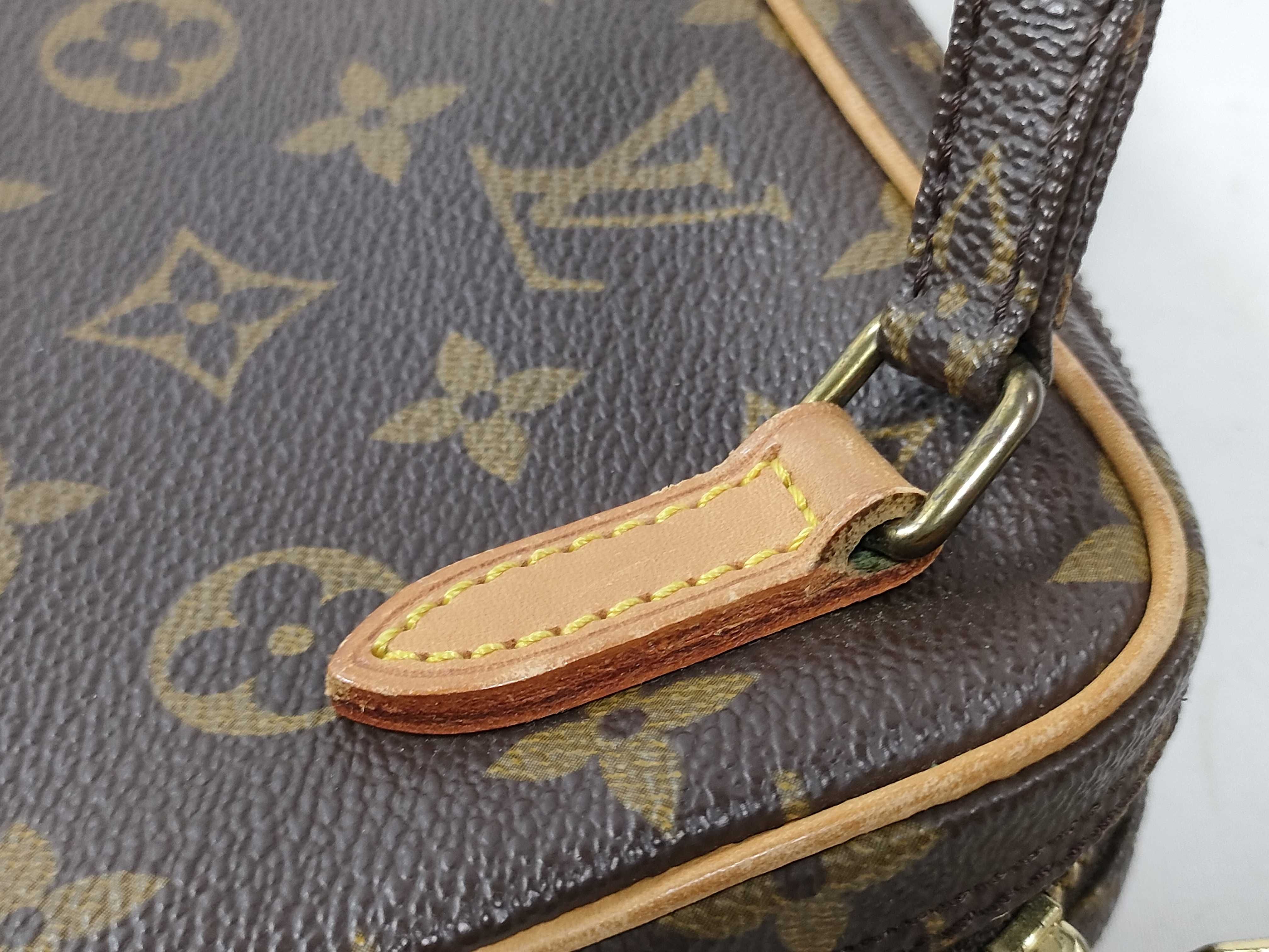 Monogram Louis Vuitton Monogram Pochette Marly Bandouliere Shoulder Bag M51828 Tanned Leather Brown Shoulder Bag — view 6
