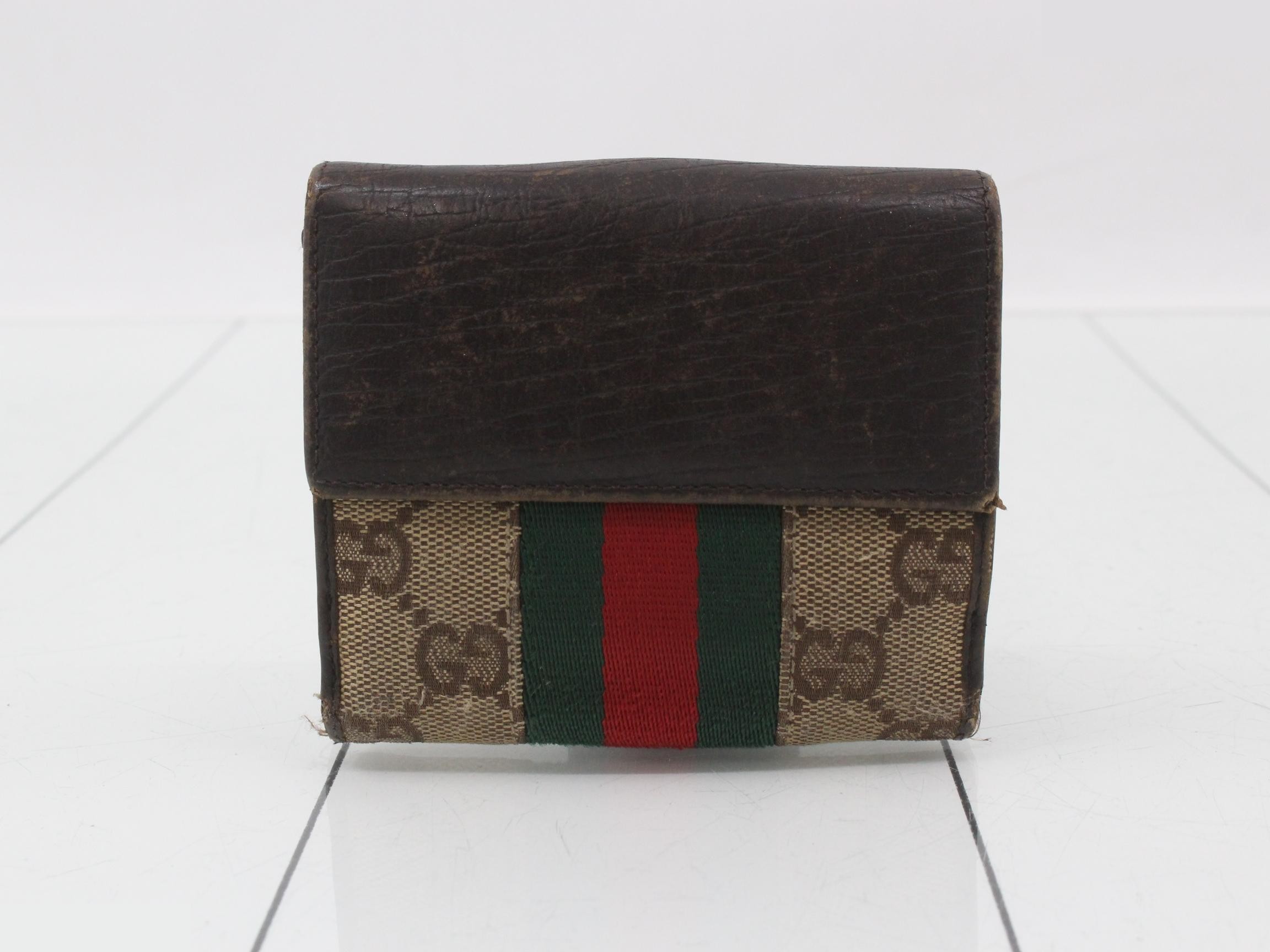 GG Canvas Sherry Tri-fold Wallet — view 2