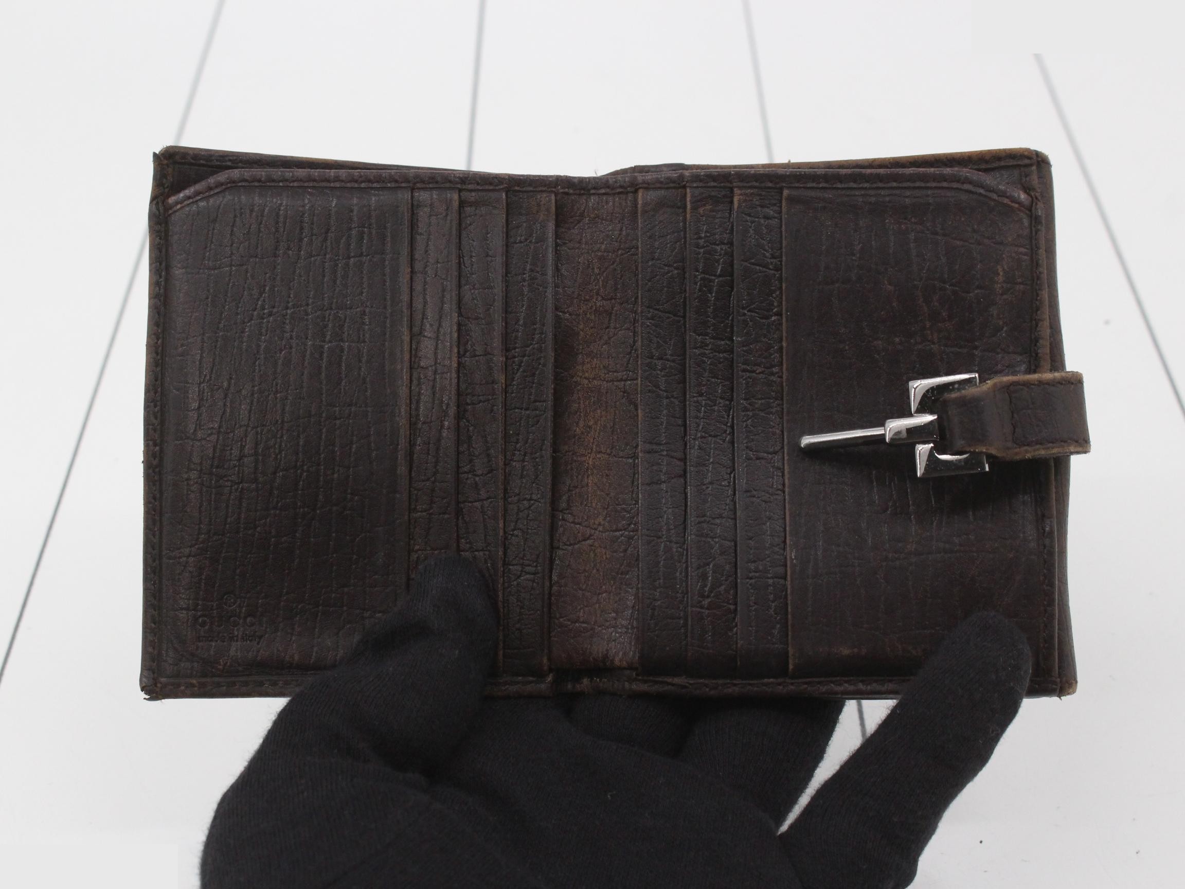 GG Canvas Sherry Tri-fold Wallet — view 4
