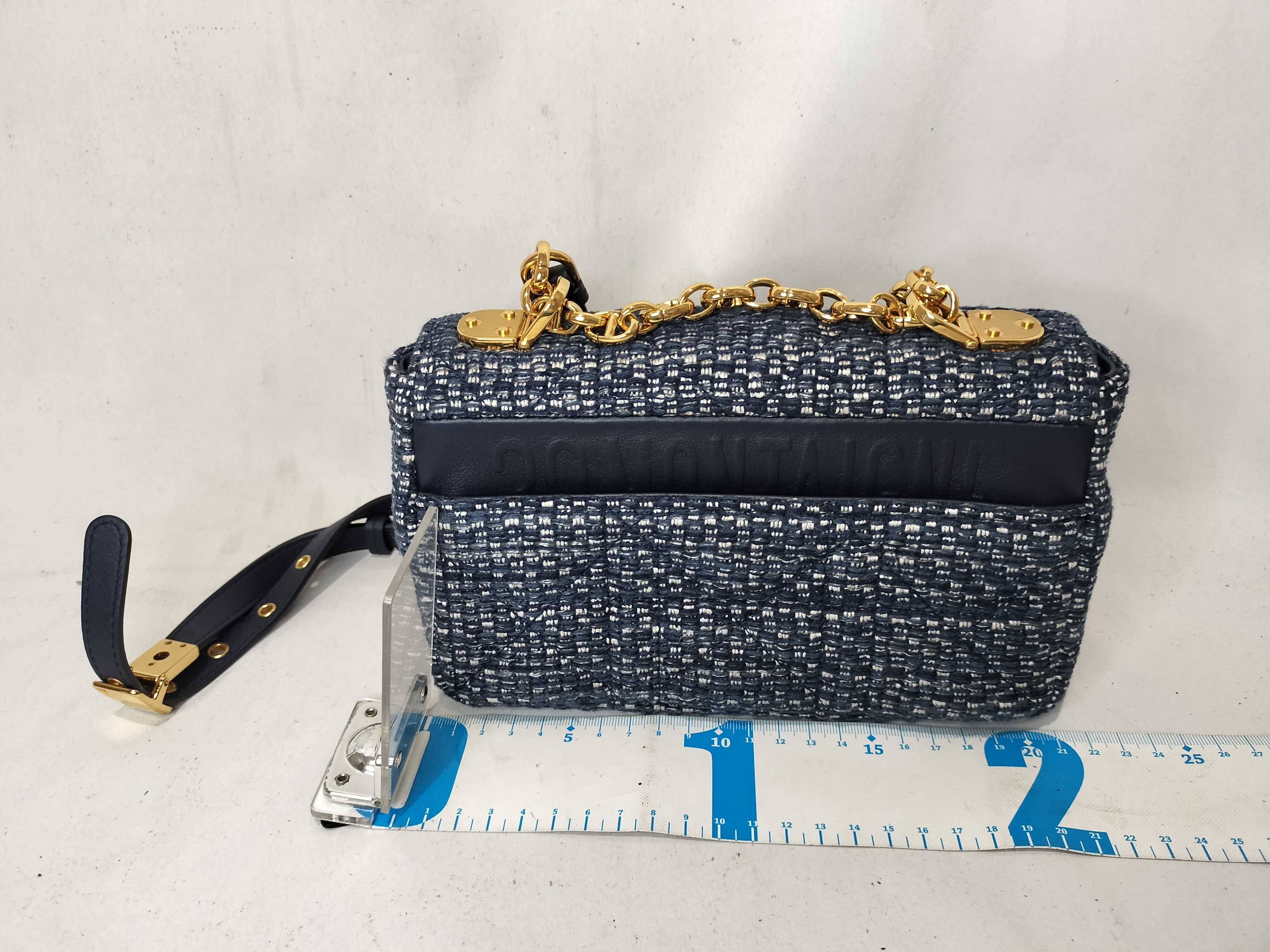 Calo Tweed Chain Shoulder Bag — view 3