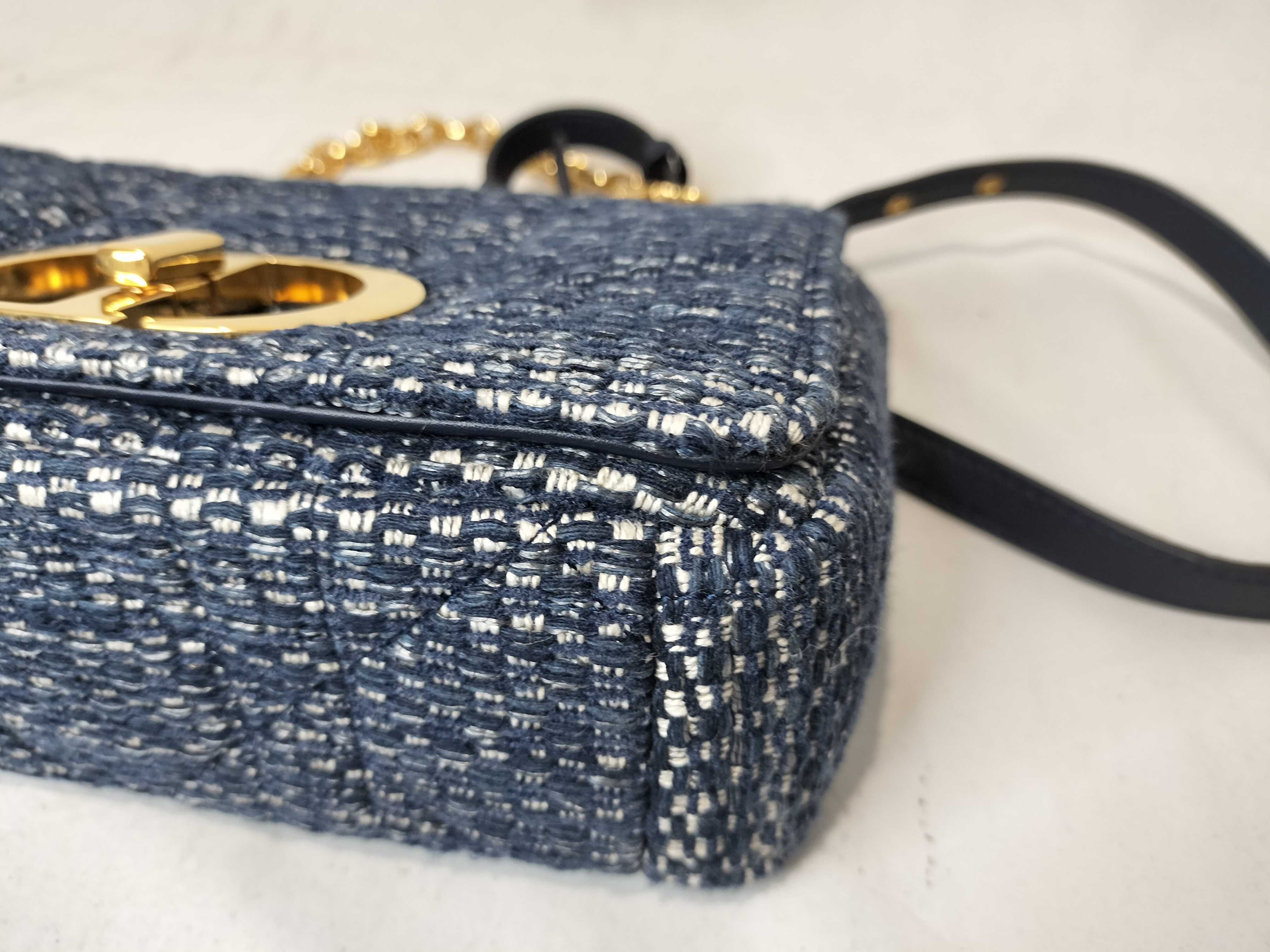 Calo Tweed Chain Shoulder Bag — view 7