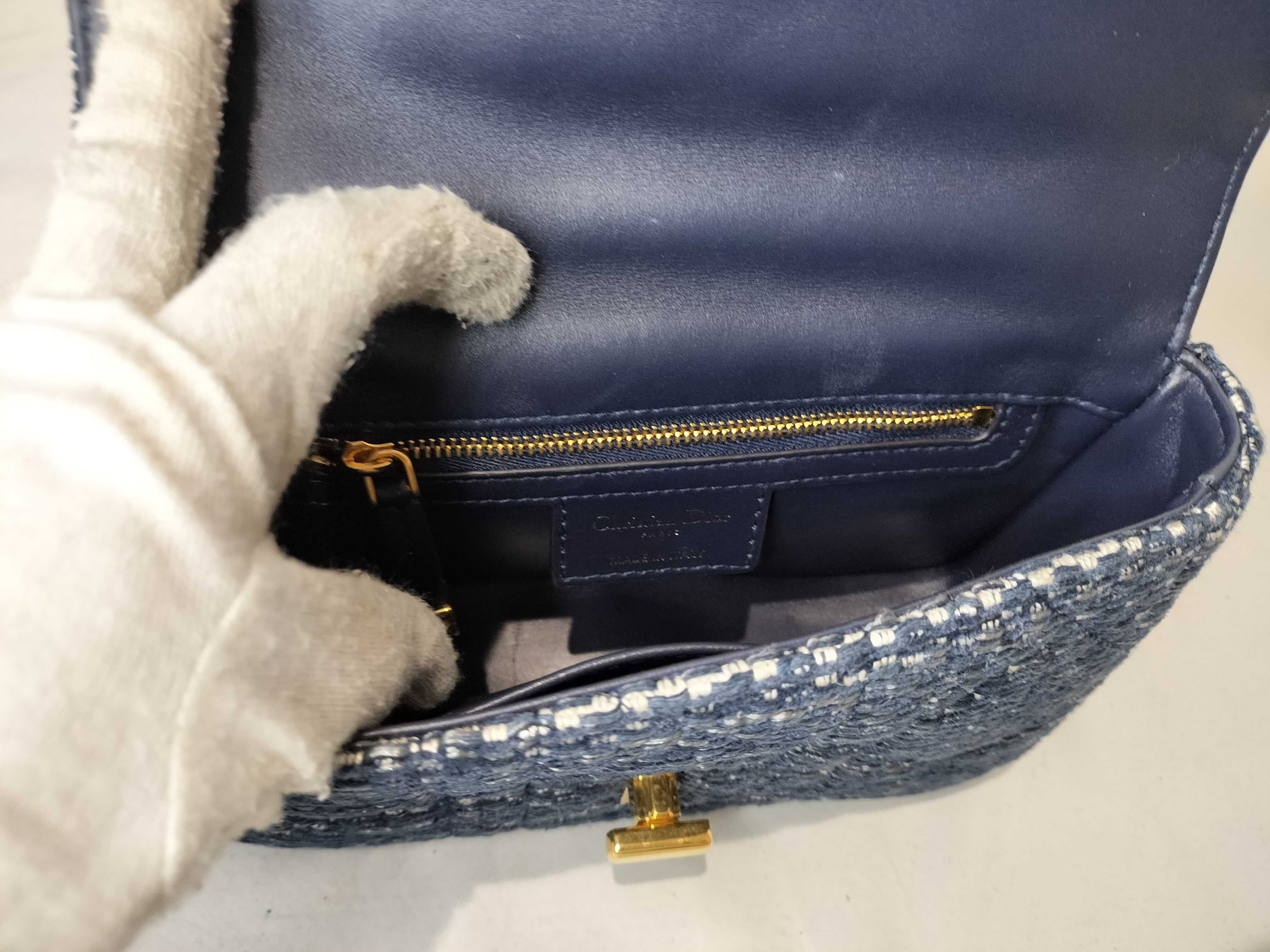 Calo Tweed Chain Shoulder Bag — view 10