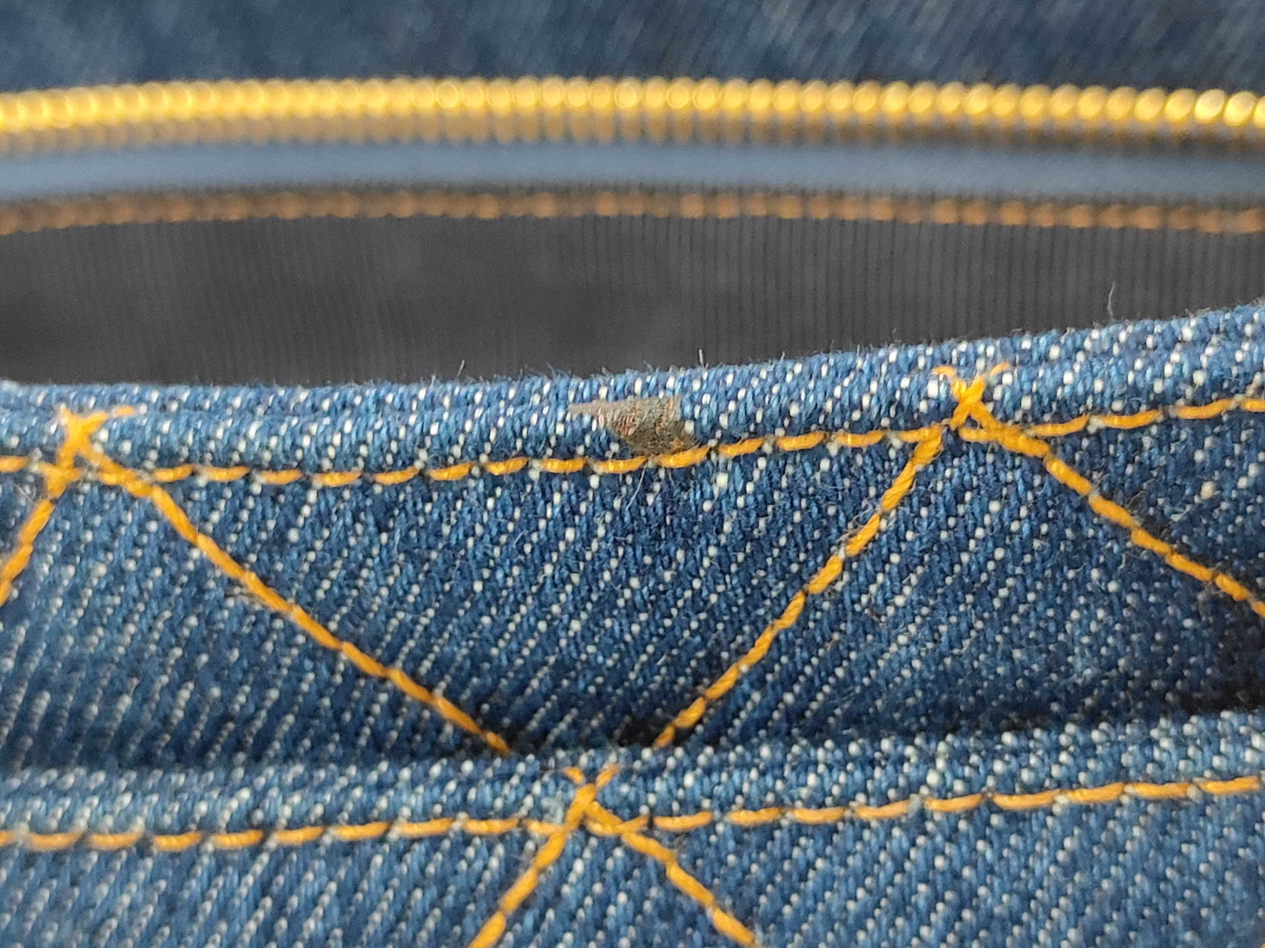 denim tote bag, Matelassé tote bag — view 13