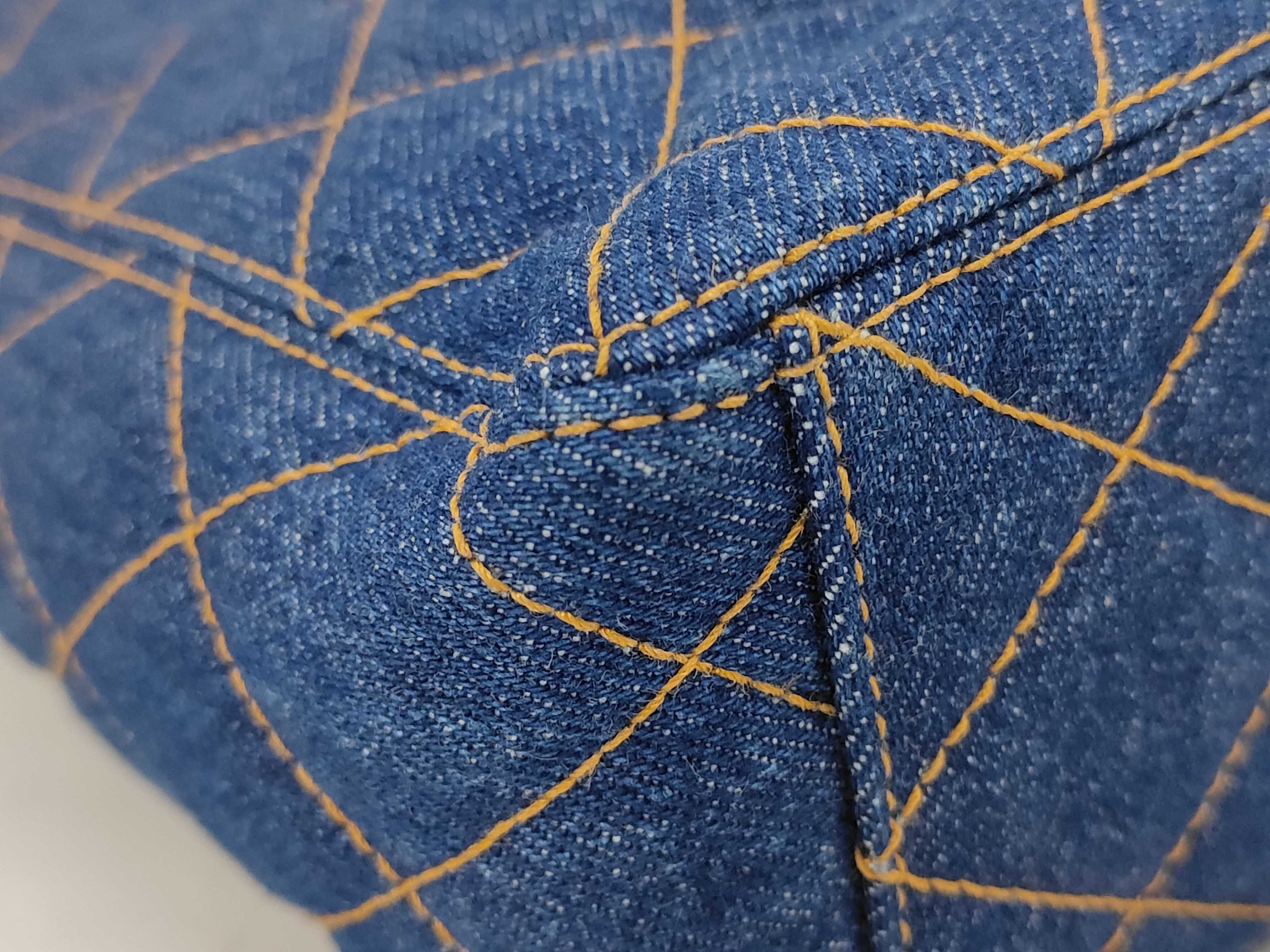 denim tote bag, Matelassé tote bag — view 4