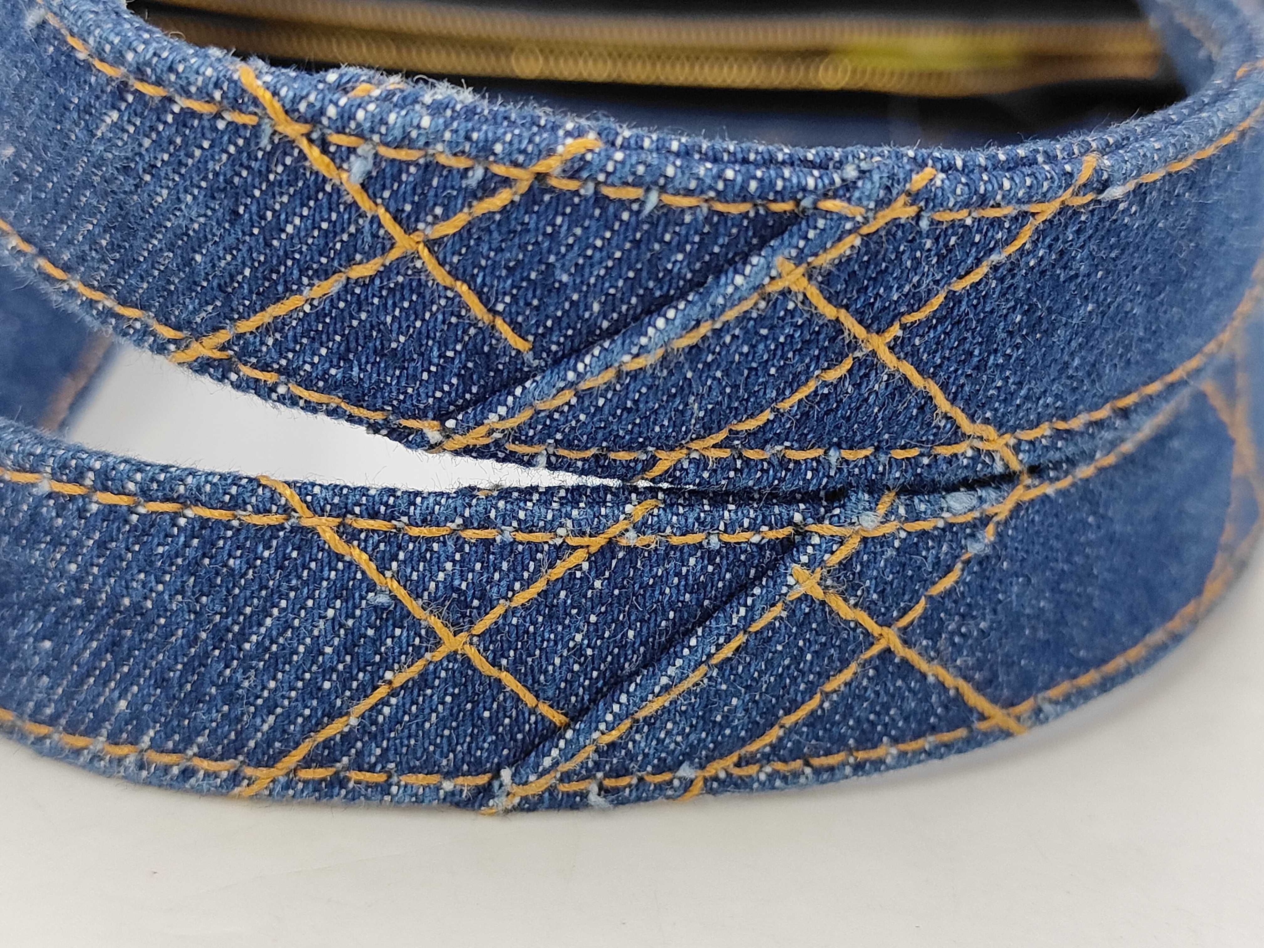 denim tote bag, Matelassé tote bag — view 6