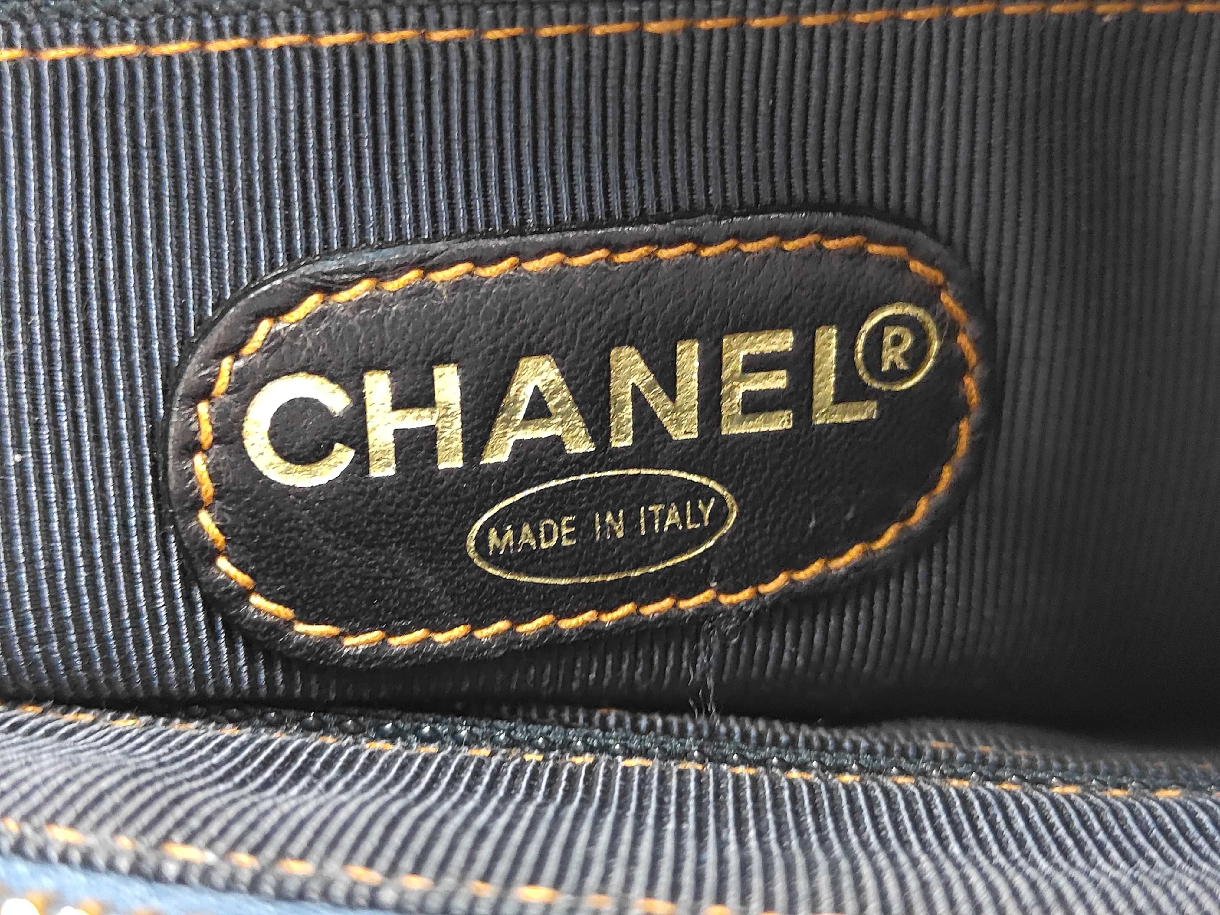 denim tote bag, Matelassé tote bag — view 10