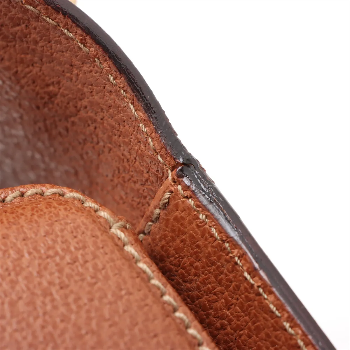 Old Gucci Bamboo Leather 2WAY Handbag Brown — view 15