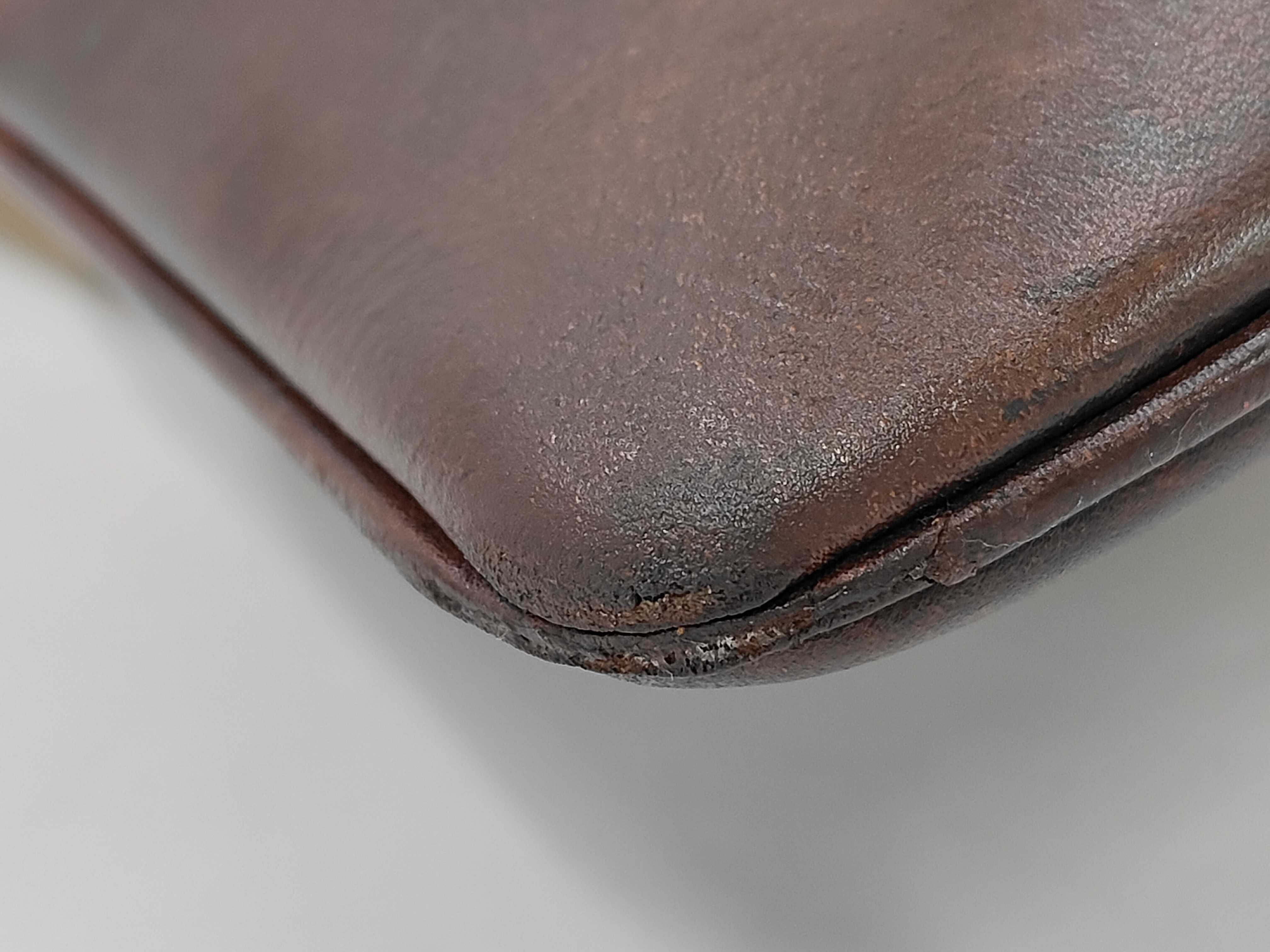 Logo Jacquard Canvas x Leather Brown Shoulder Bag — view 7
