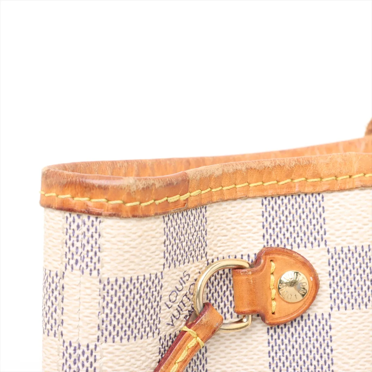 Damier Azur Neverfull PM N51110 VI0130 White — view 11