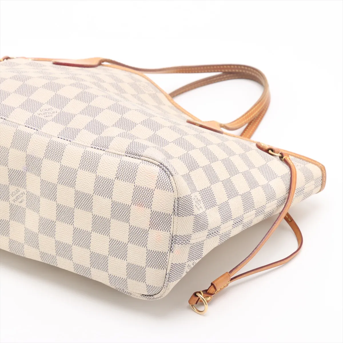 Damier Azur Neverfull PM N51110 VI0130 White — view 3