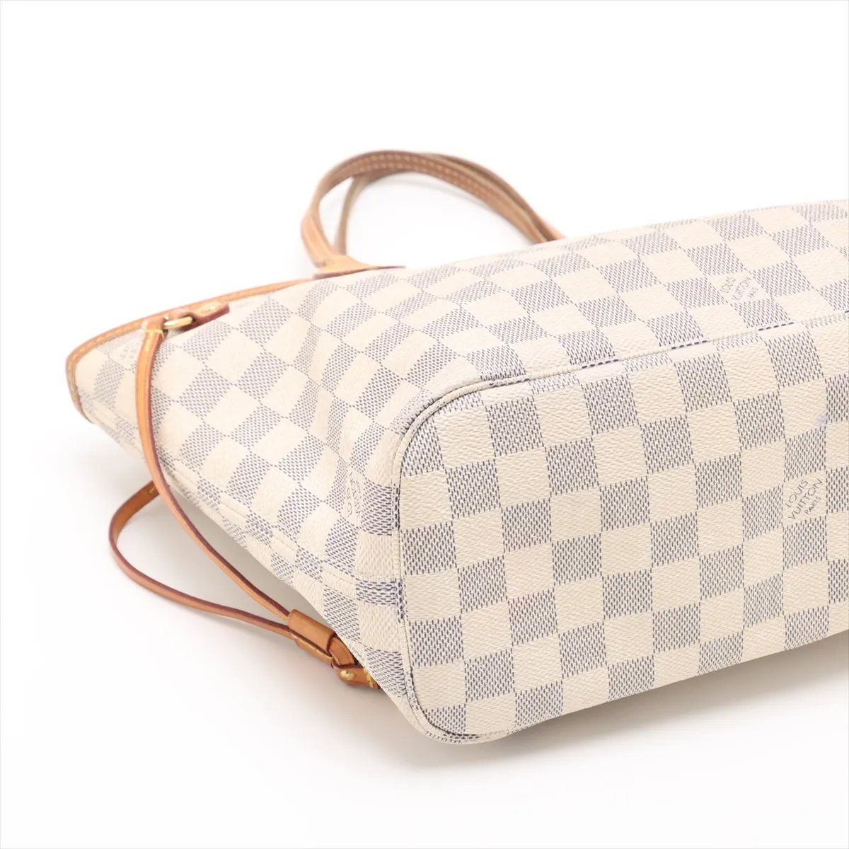 Damier Azur Neverfull PM N51110 VI0130 White — view 4