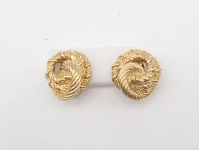 Rope Motif GP Earrings