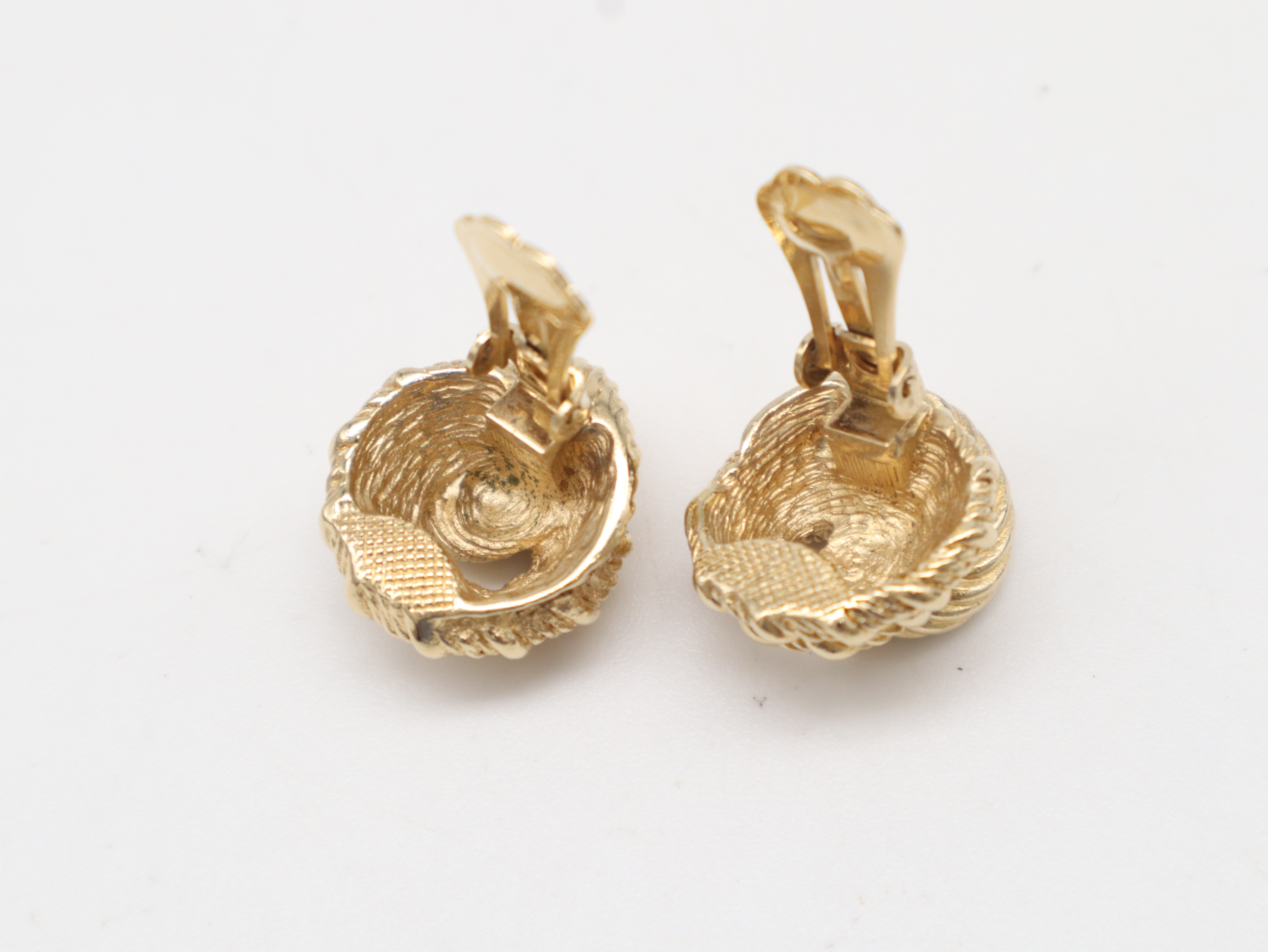 Rope Motif GP Earrings — view 3