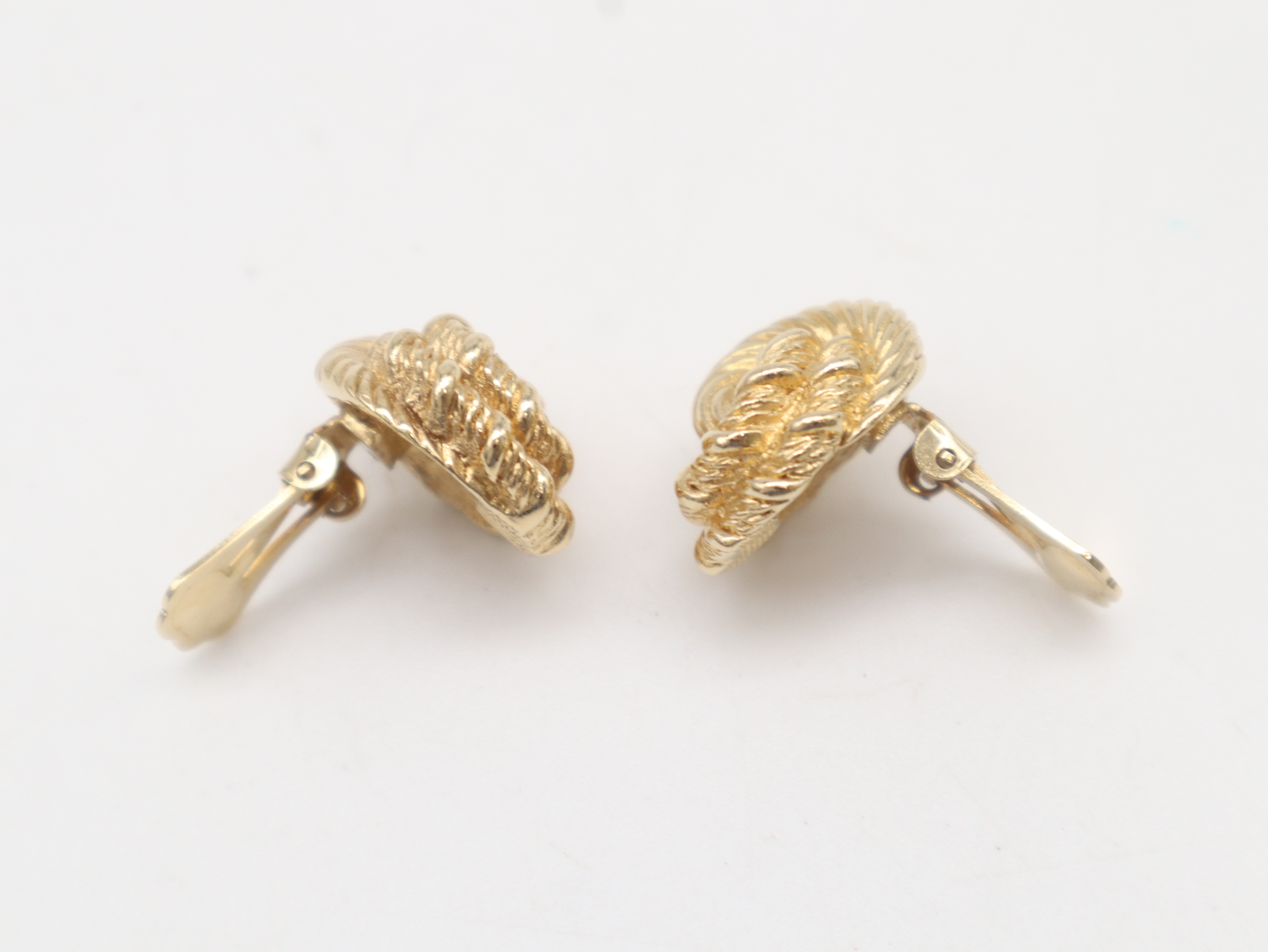 Rope Motif GP Earrings — view 5