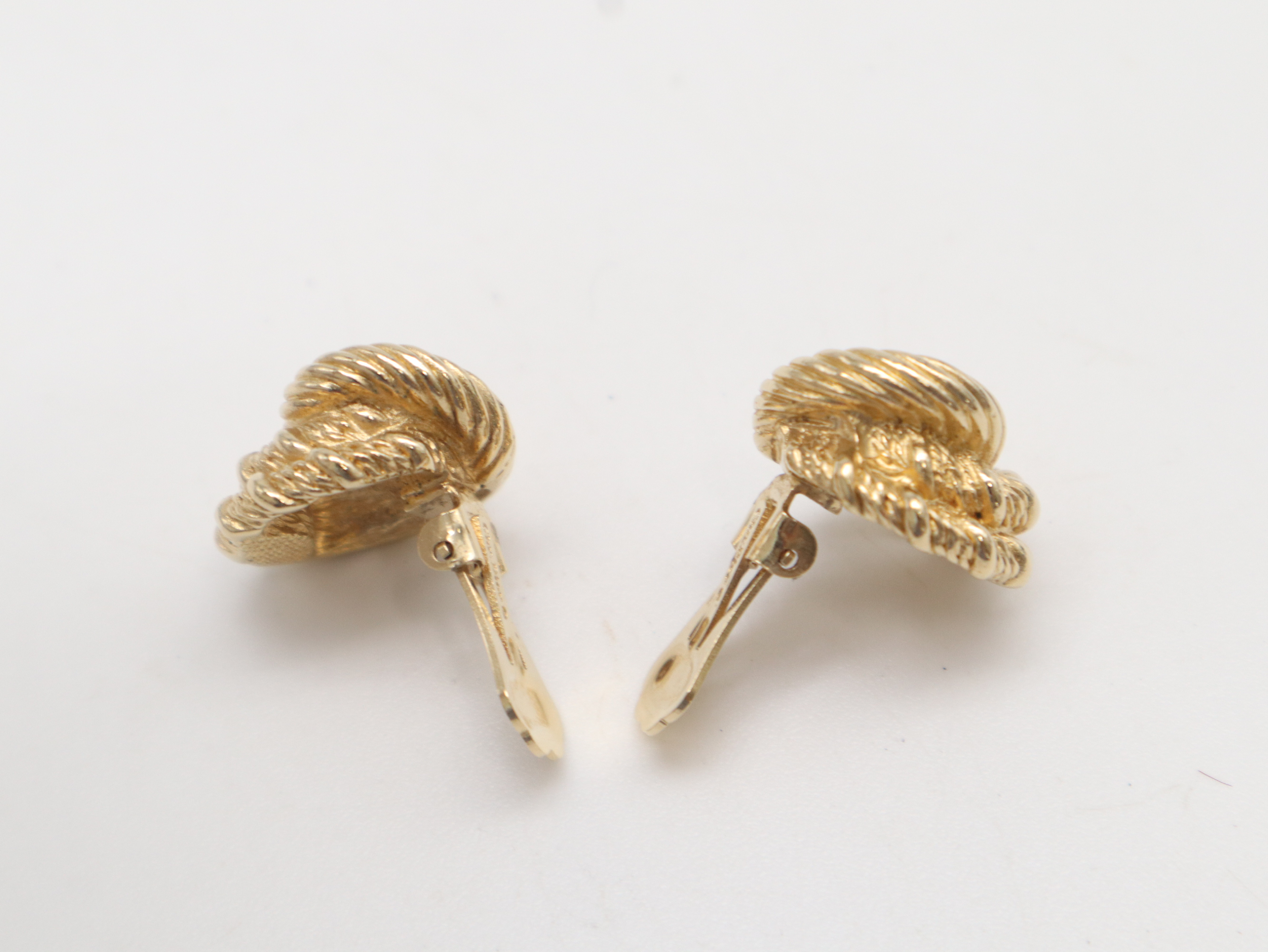 Rope Motif GP Earrings — view 6