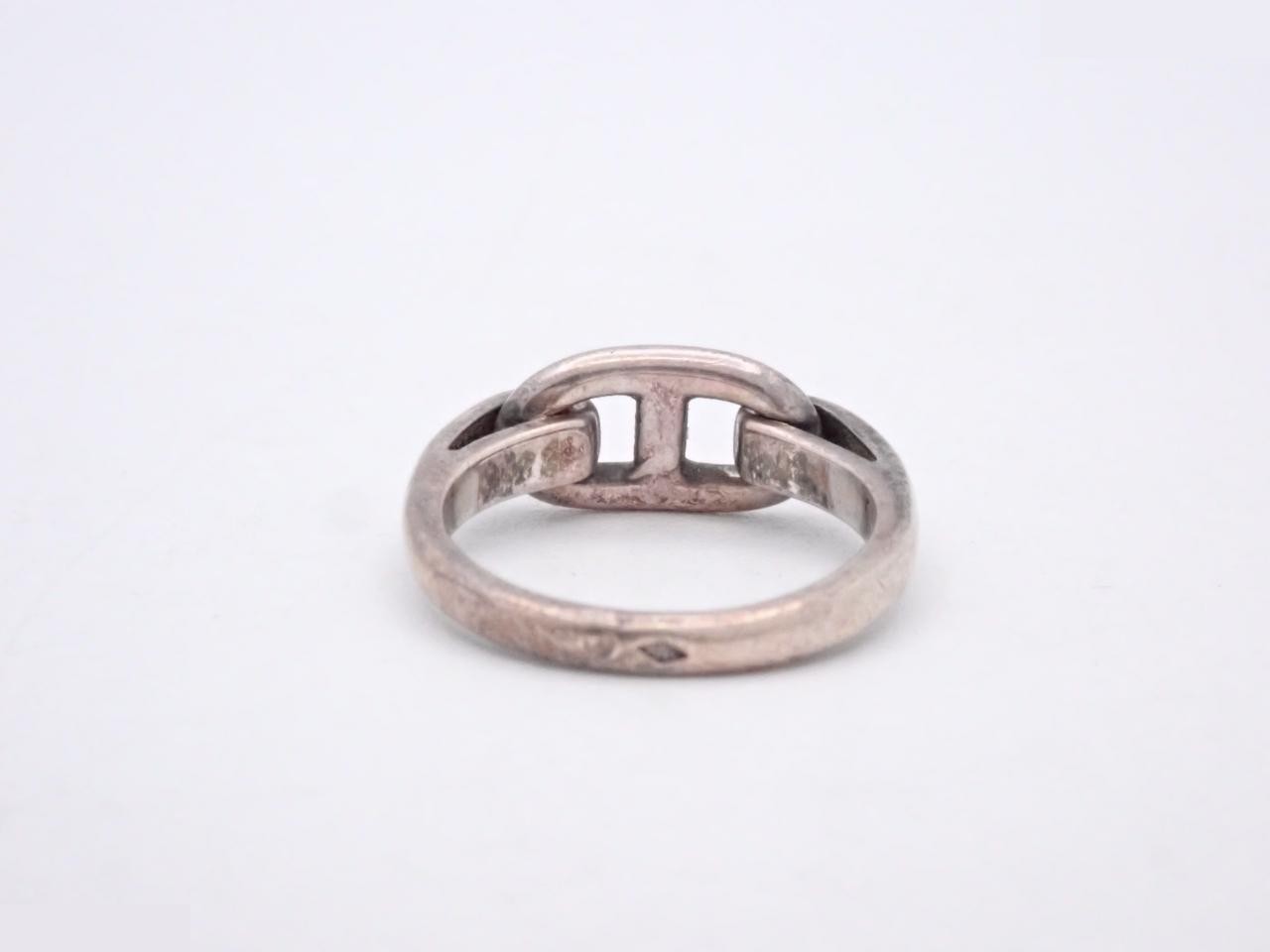 Ag925 Chaine d'Ancre ring, stamped 48, 2.8g, actual size #7 — view 2