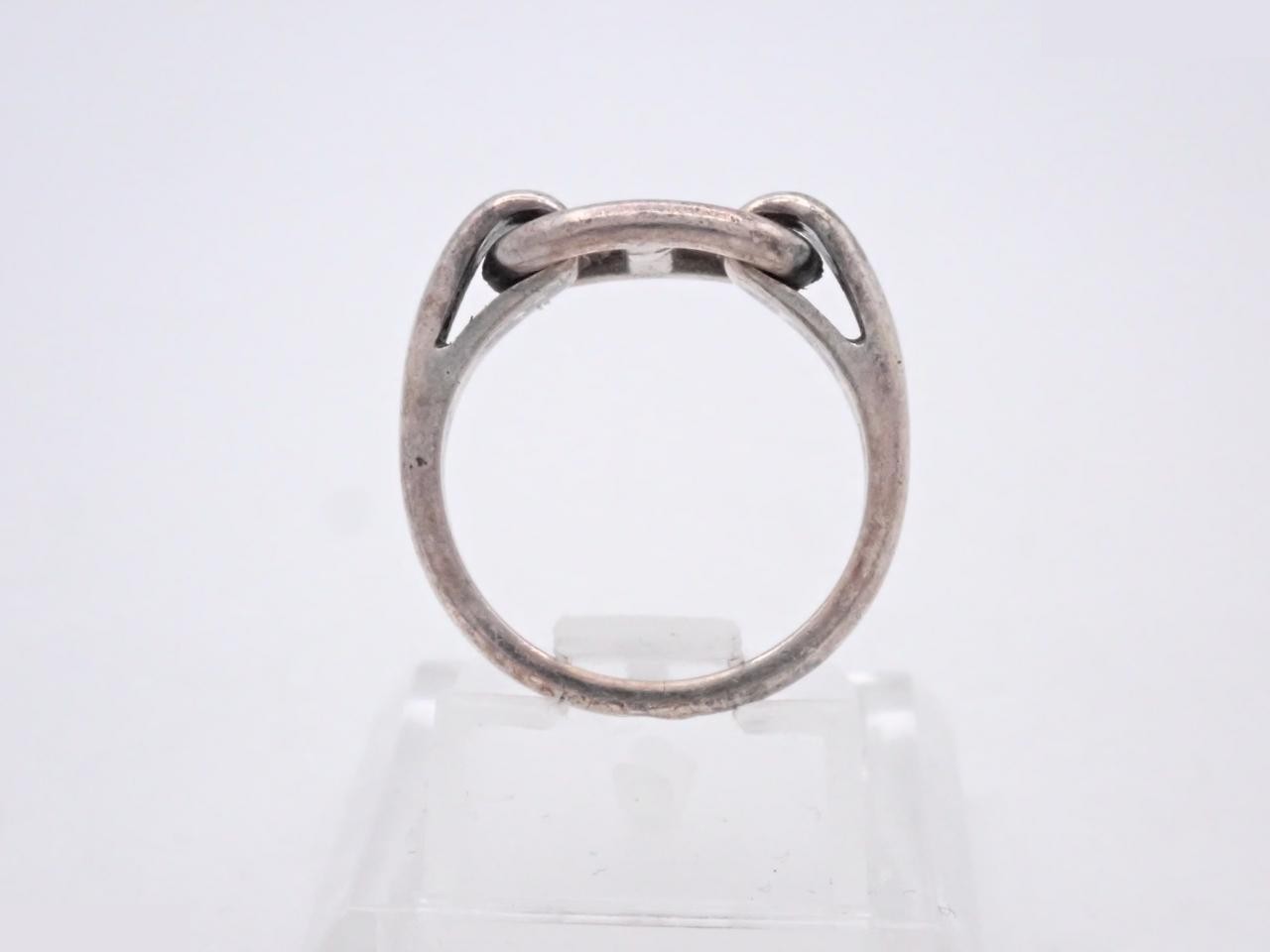 Ag925 Chaine d'Ancre ring, stamped 48, 2.8g, actual size #7 — view 3
