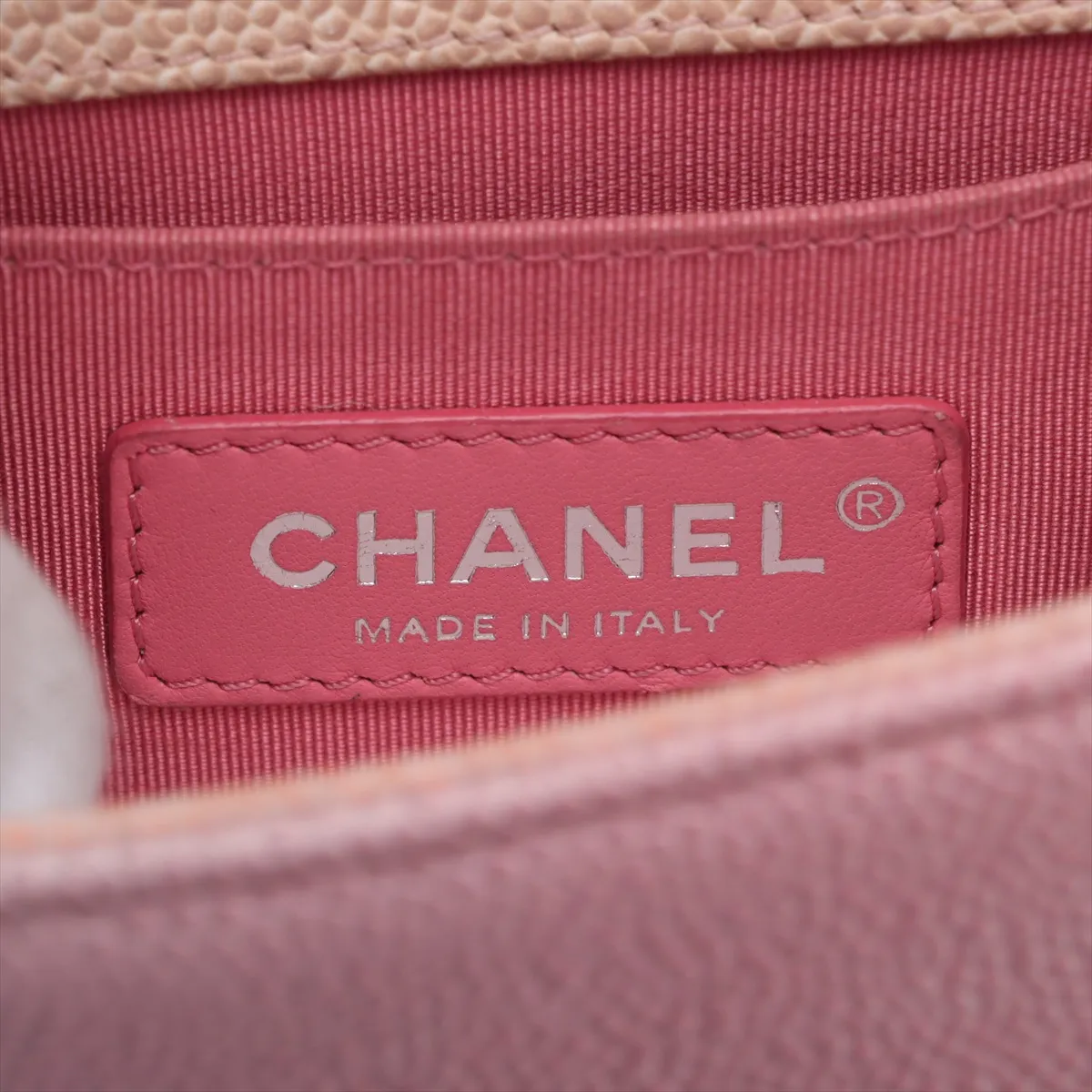 Boy Chanel 20 Small Caviar Skin Chain Shoulder Bag Multicolor Gold Hardware 25372791 25th Series A67085 — view 9