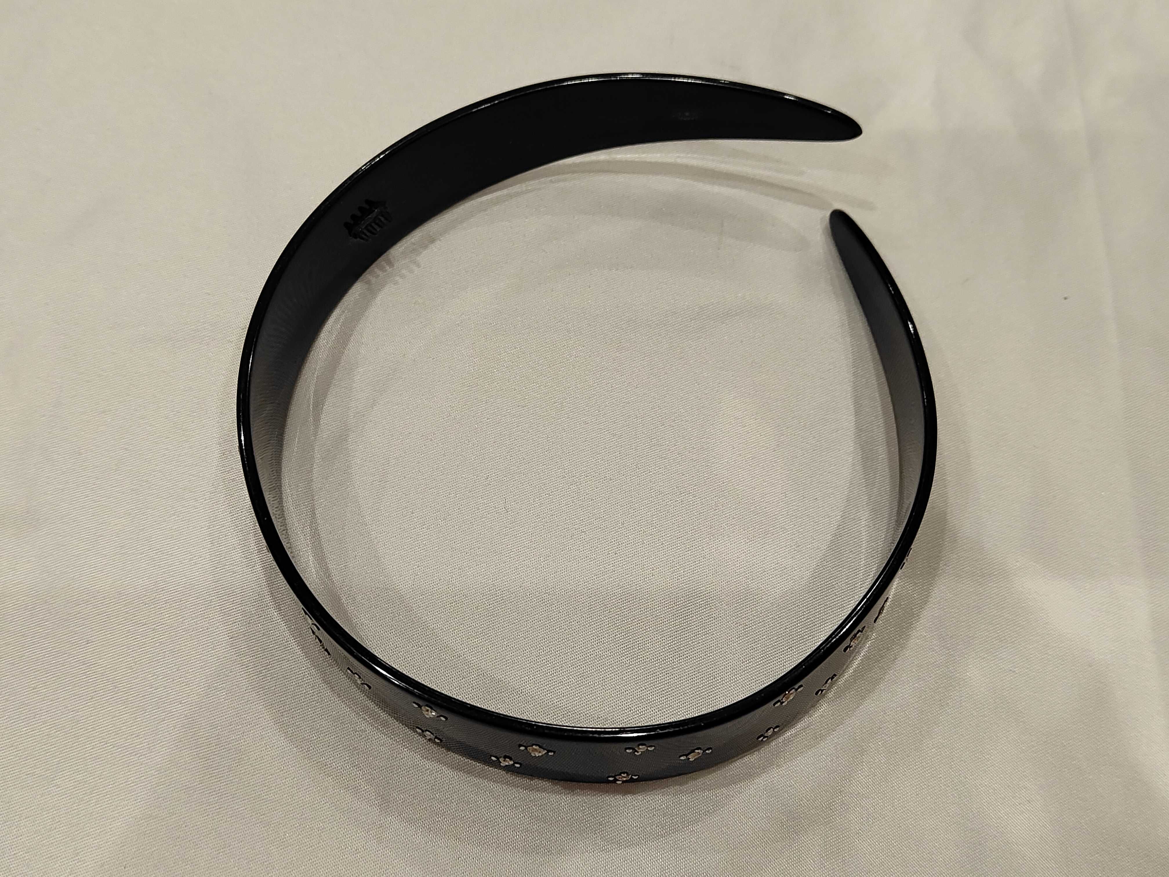 Headband with Rhinestones and Coco Mark - Hair Accessory — view 2