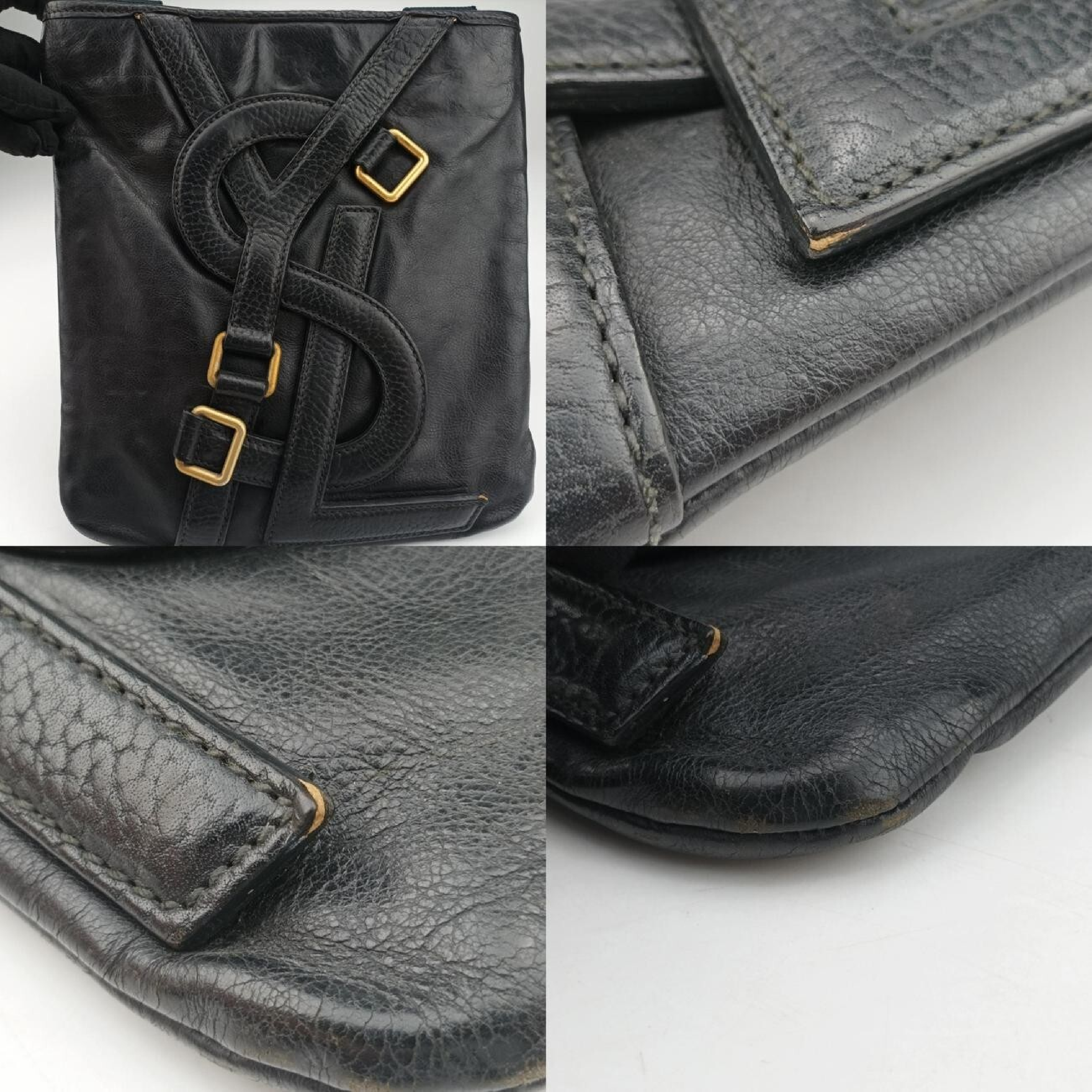 Vavin Black Leather Shoulder Bag 150273 150273.002404 — view 8