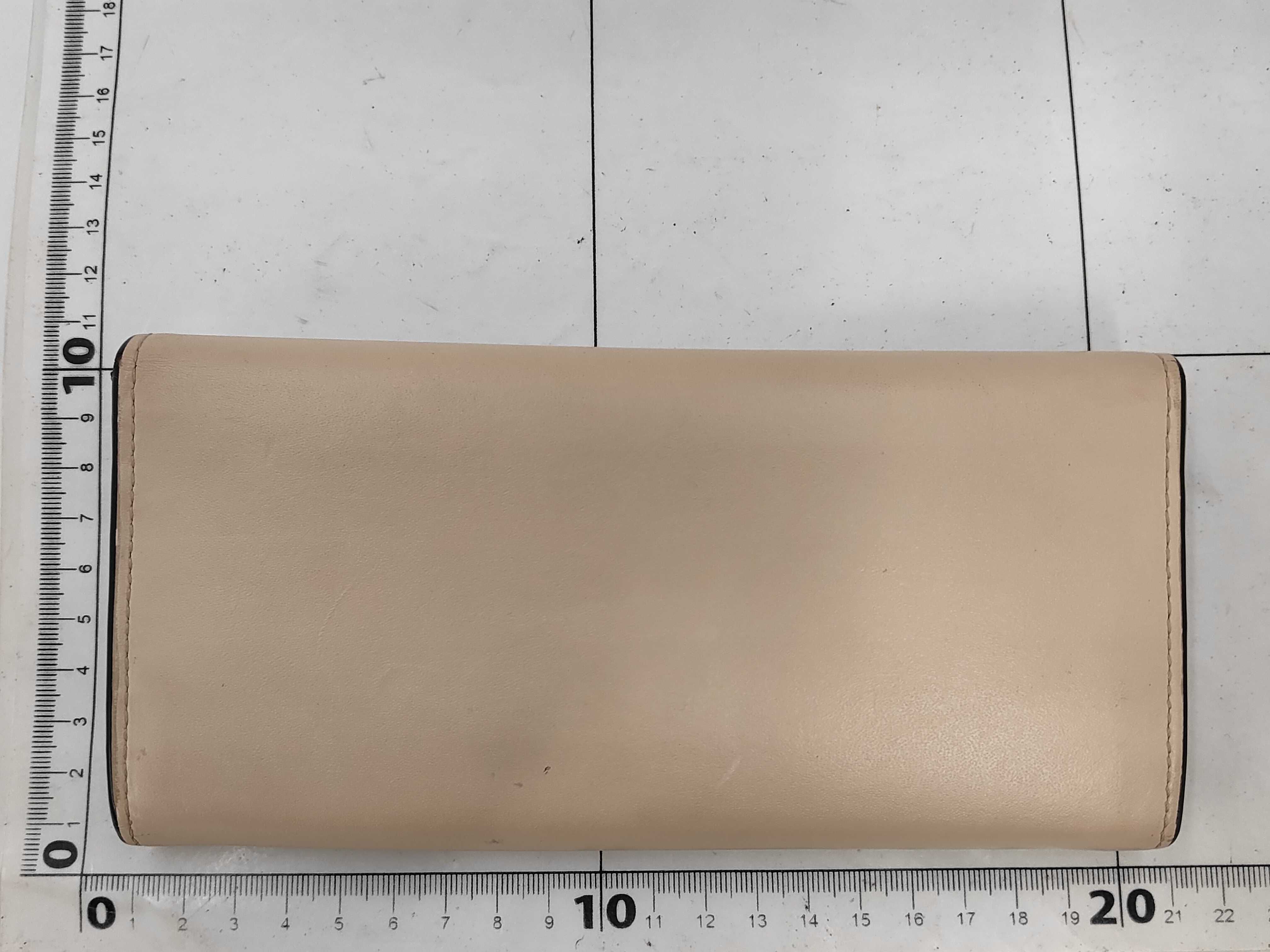 Long Wallet Leather Ivory Wallet — view 2