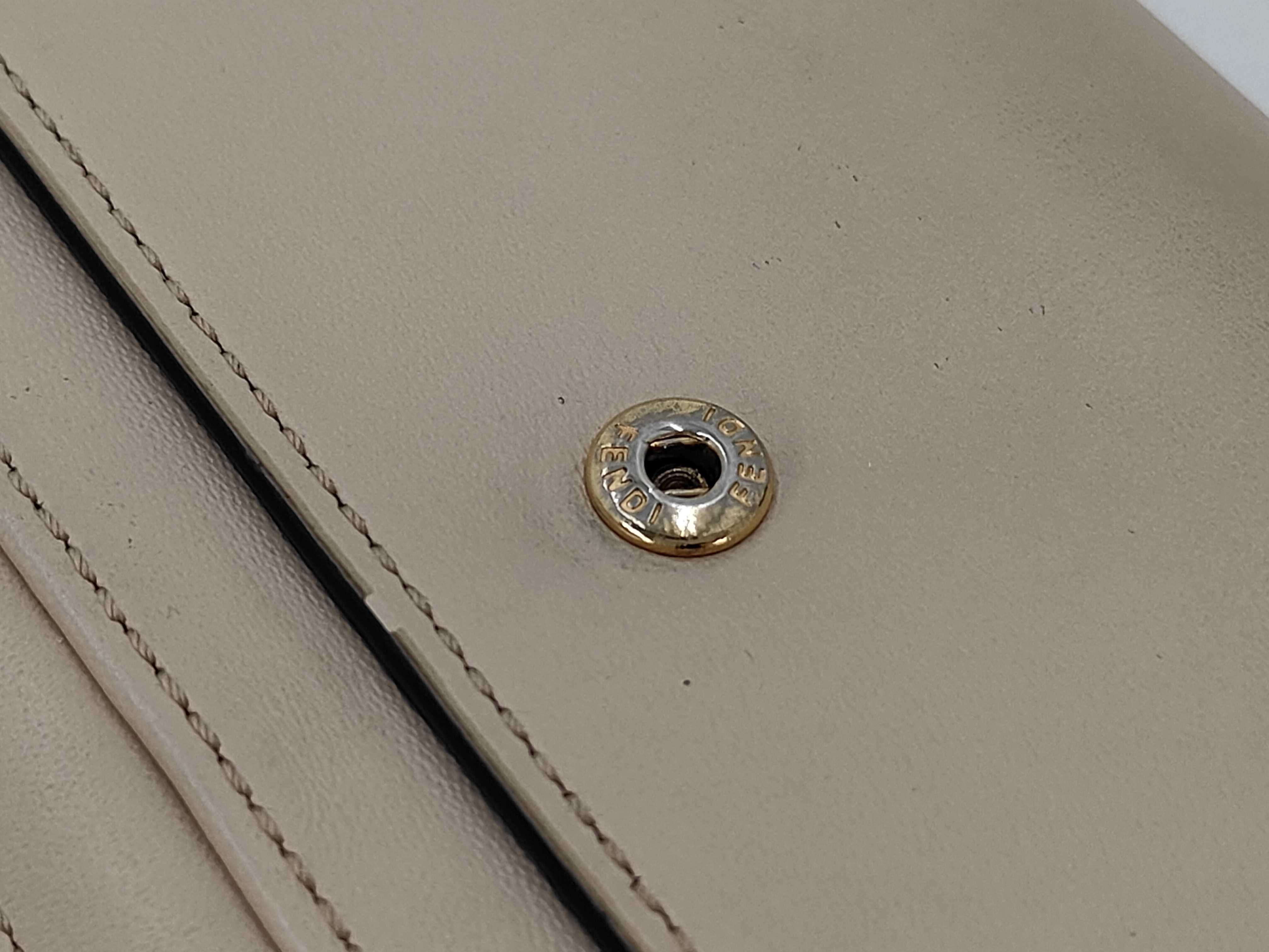 Long Wallet Leather Ivory Wallet — view 4