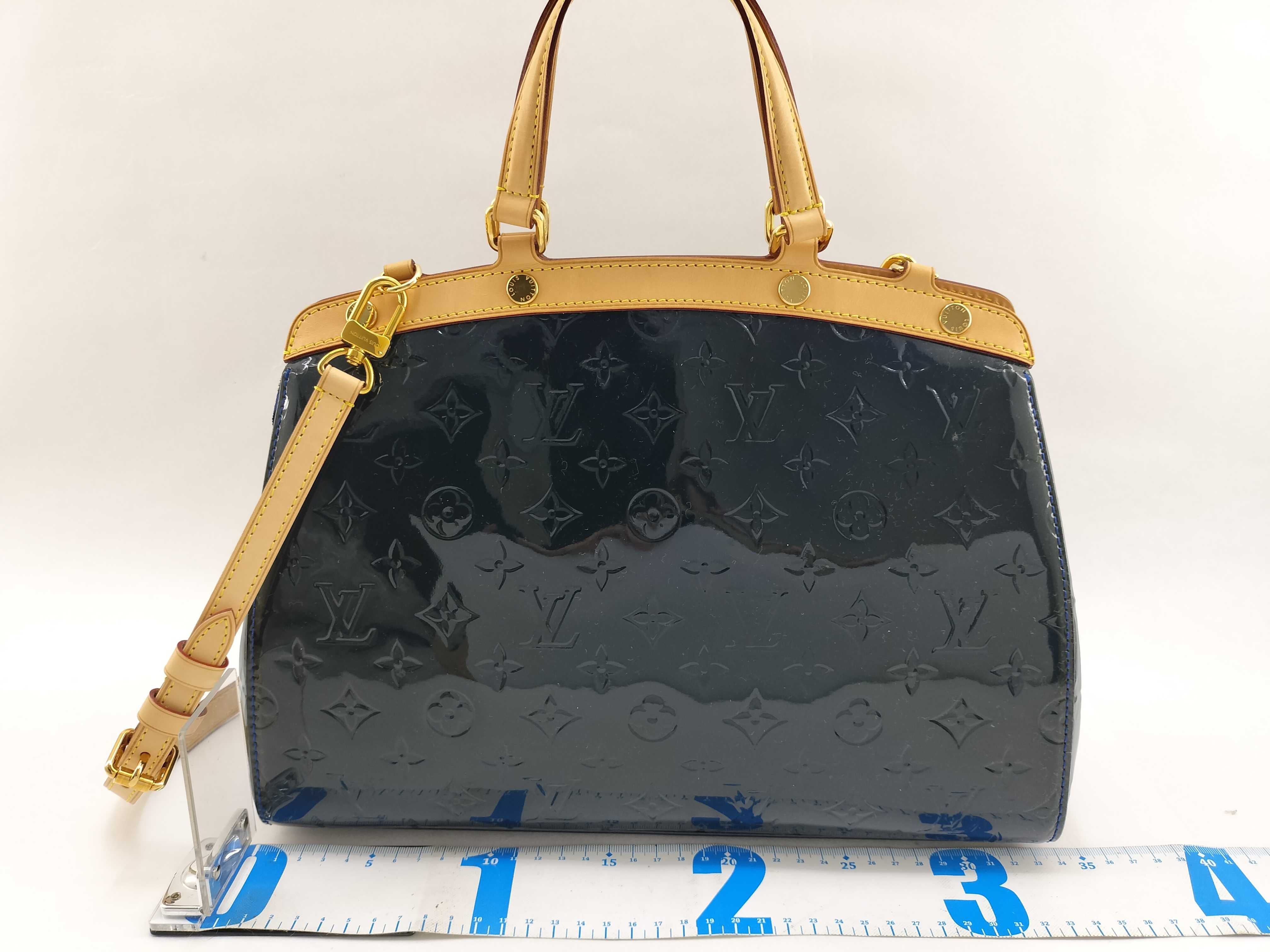 Vernis Vuitton Vernis Blair MM M90054 AA3153 Blue Handbag — view 2