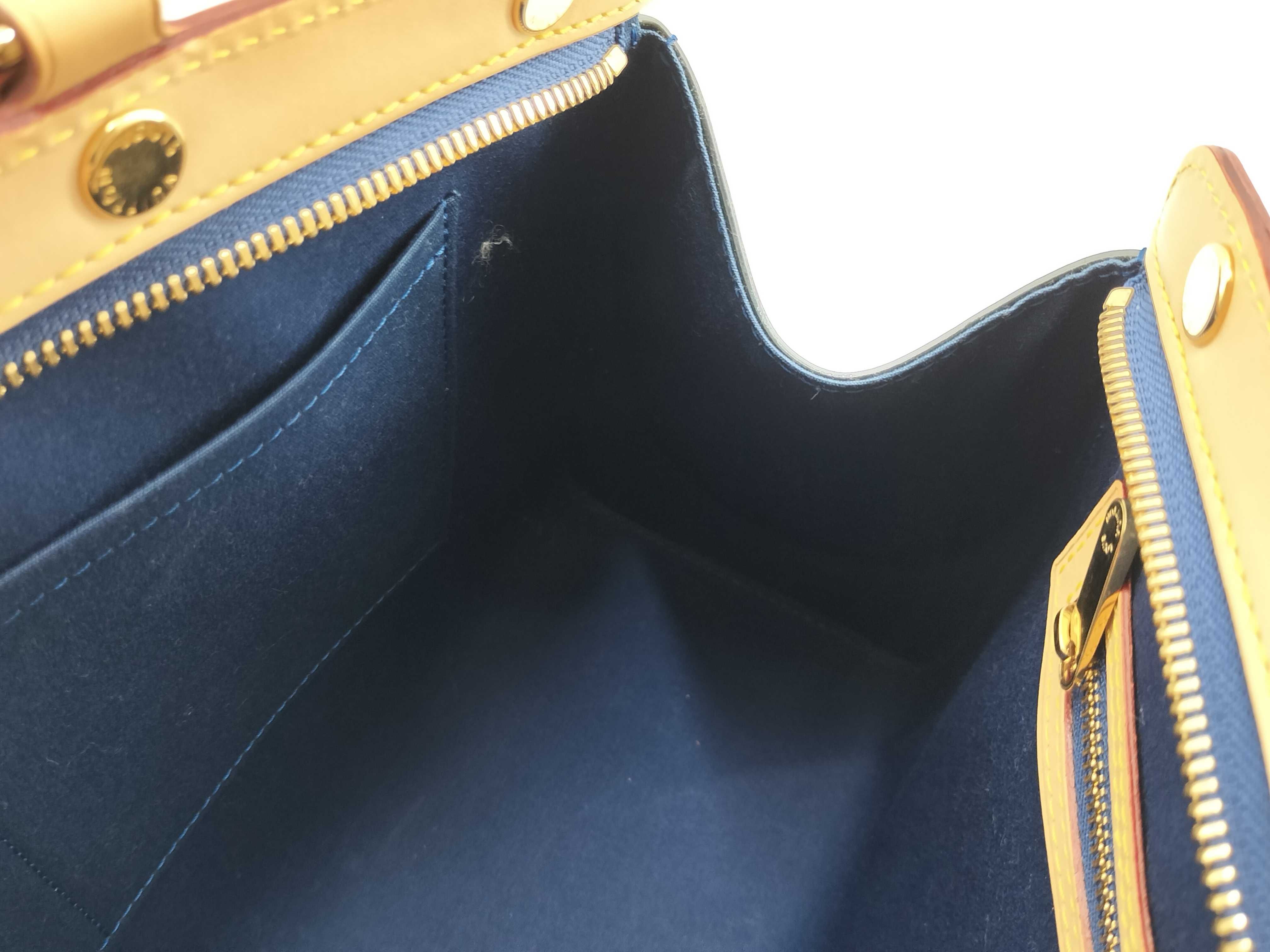 Vernis Vuitton Vernis Blair MM M90054 AA3153 Blue Handbag — view 11