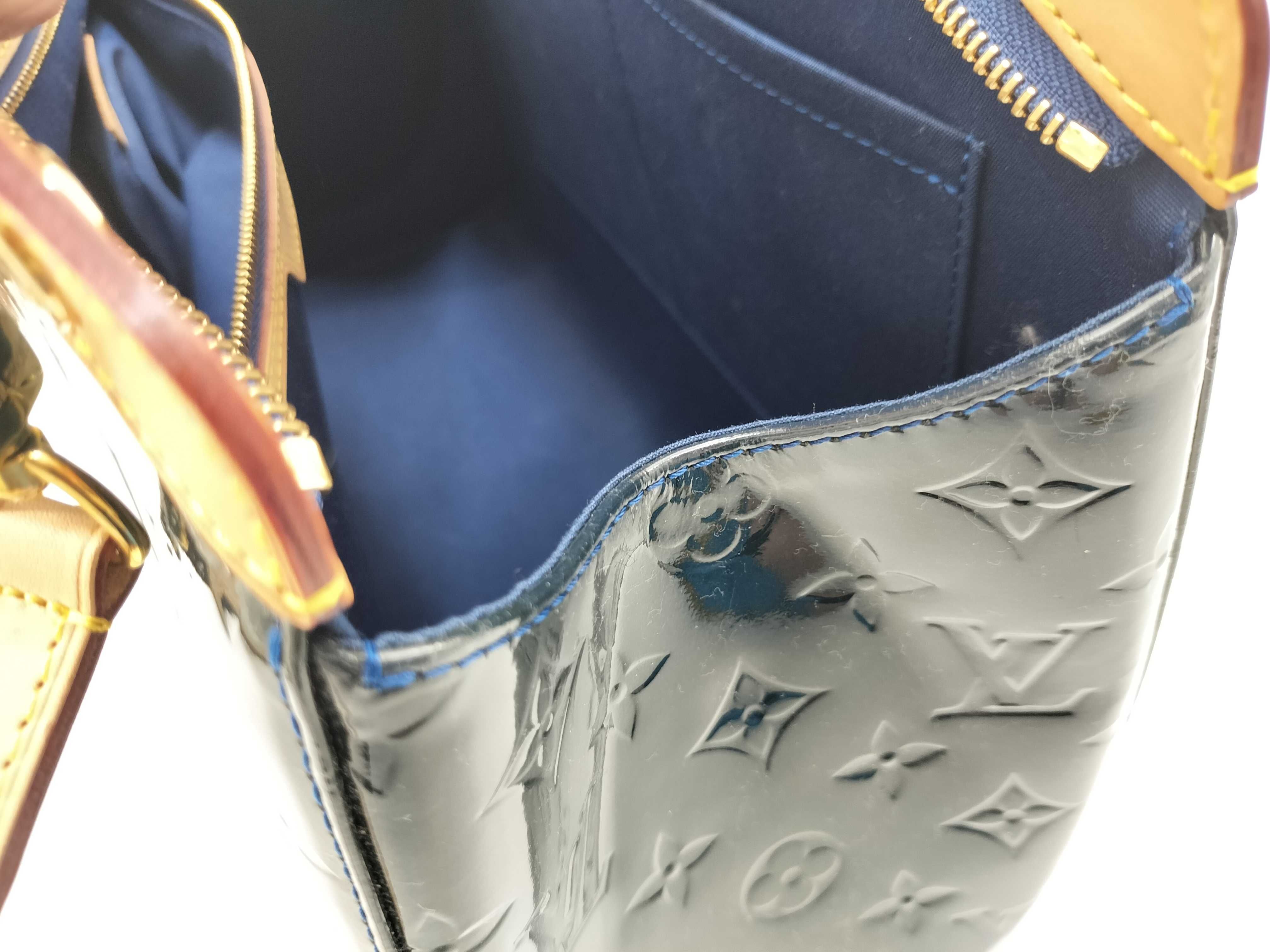 Vernis Vuitton Vernis Blair MM M90054 AA3153 Blue Handbag — view 15