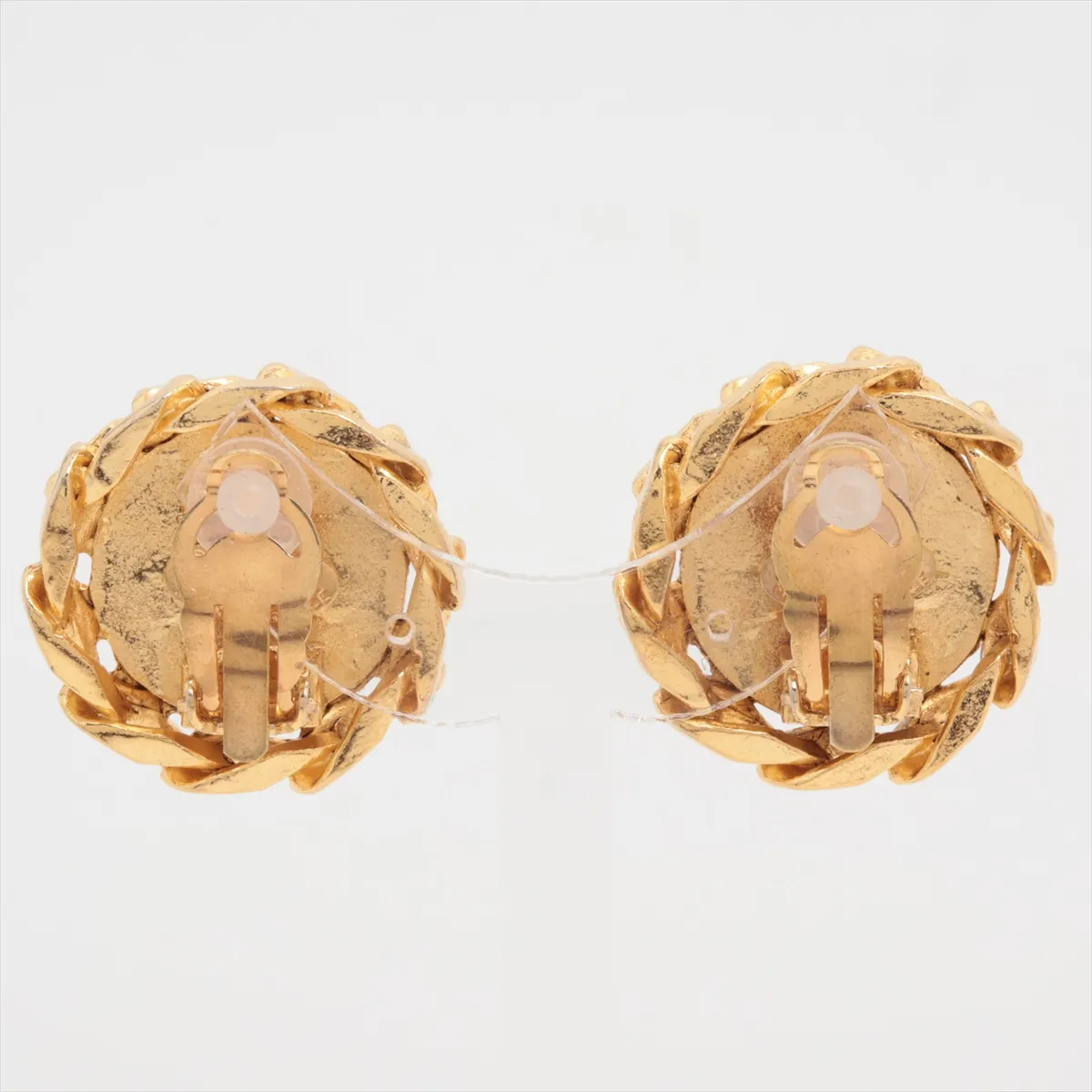 Cocomark 23 Earrings (for both ears) GP x Rhinestone Gold — view 2