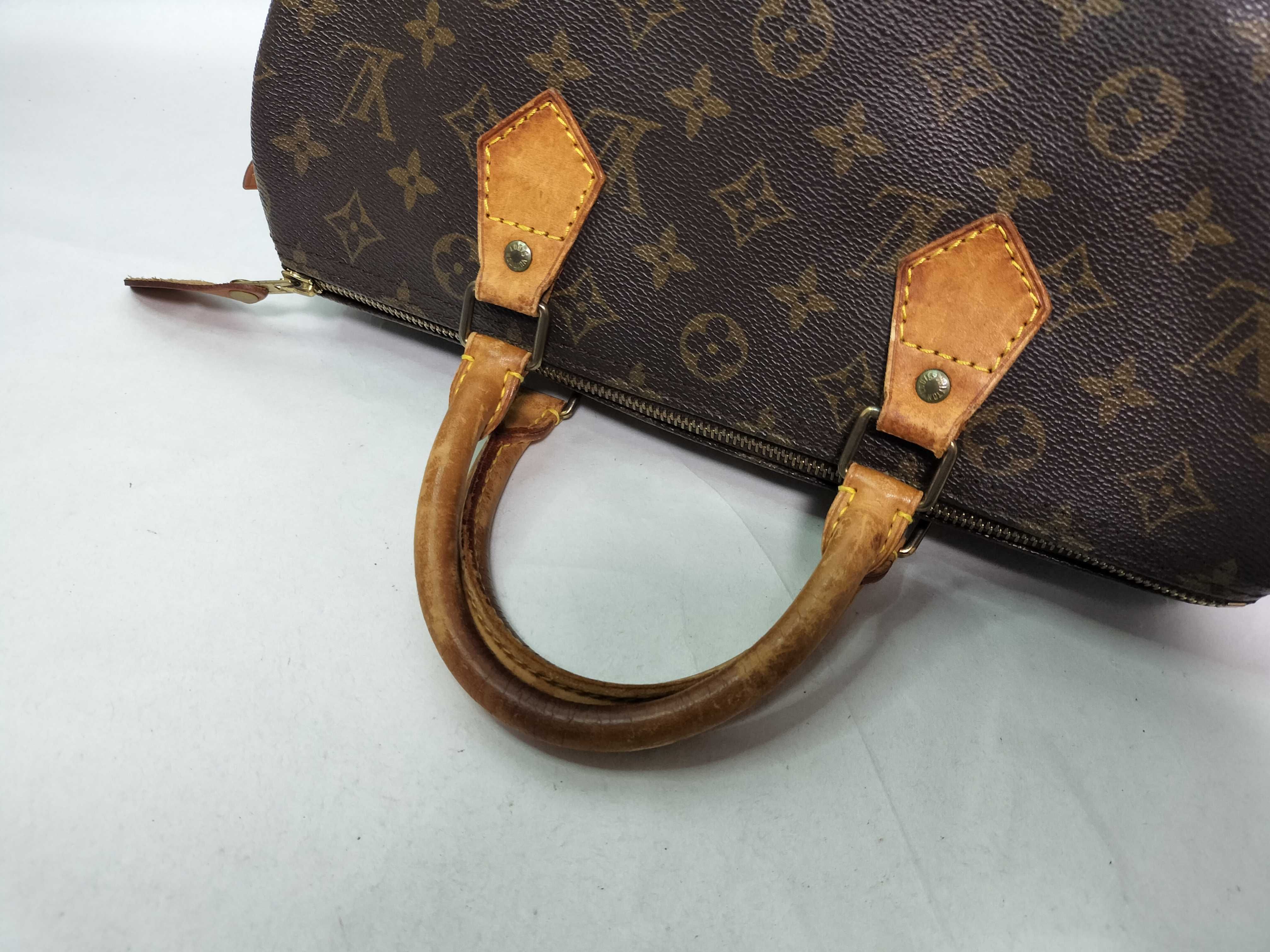 Monogram Louis Vuitton Handbag Monogram Speedy 30 Boston Bag — view 5