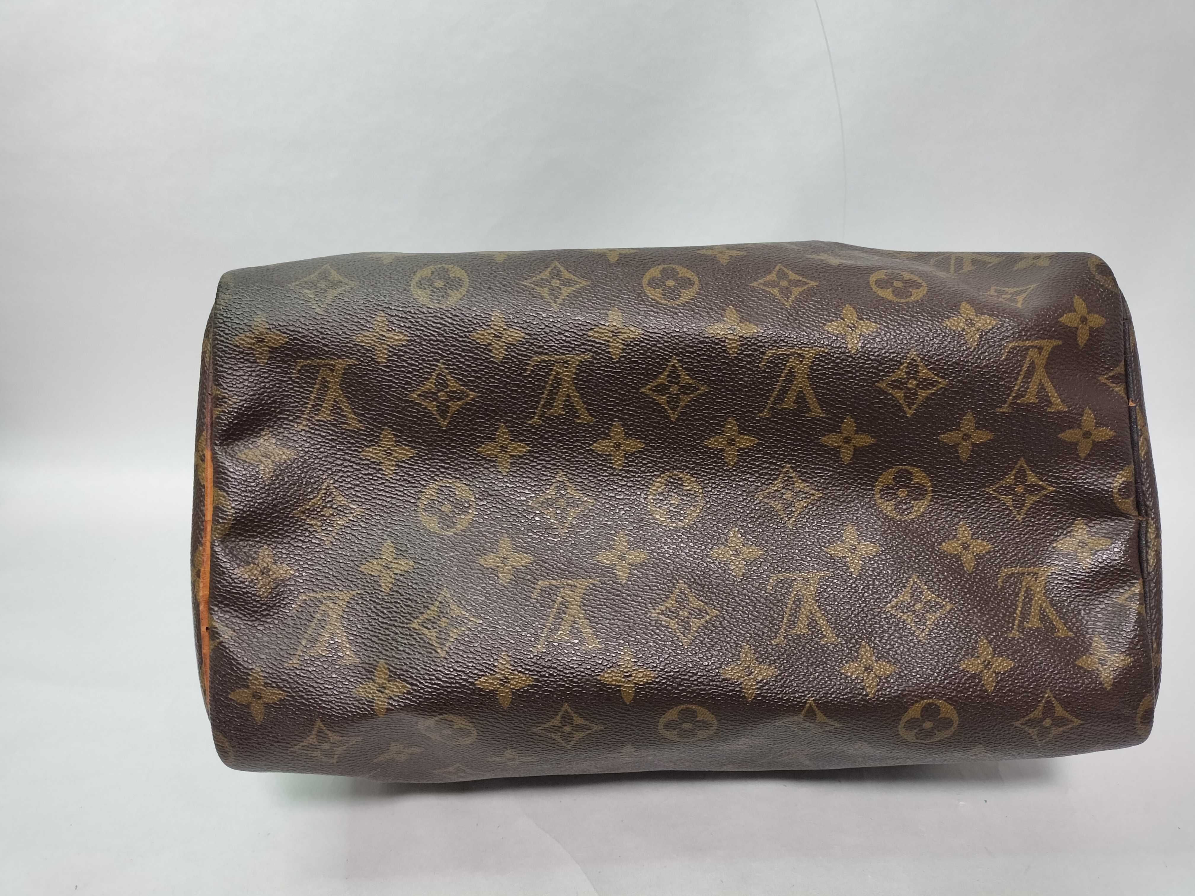 Monogram Louis Vuitton Handbag Monogram Speedy 30 Boston Bag — view 9