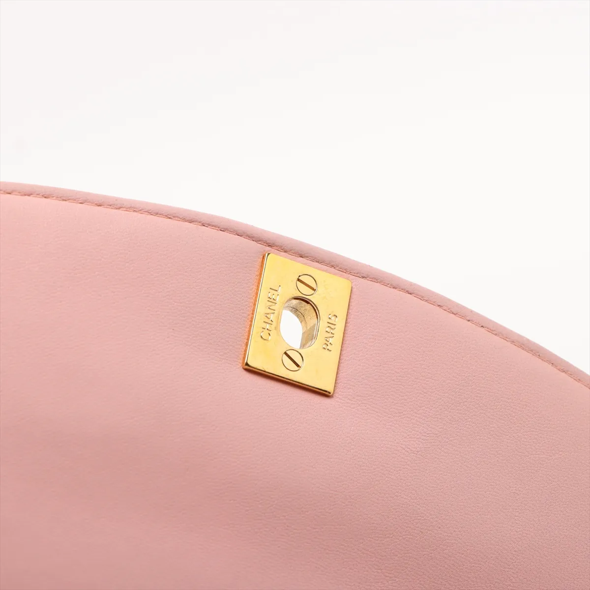 Matelasse Lambskin Single Flap Single Chain Bag Diana Flap Pink Gold Hardware 4780344 4th Series — view 11
