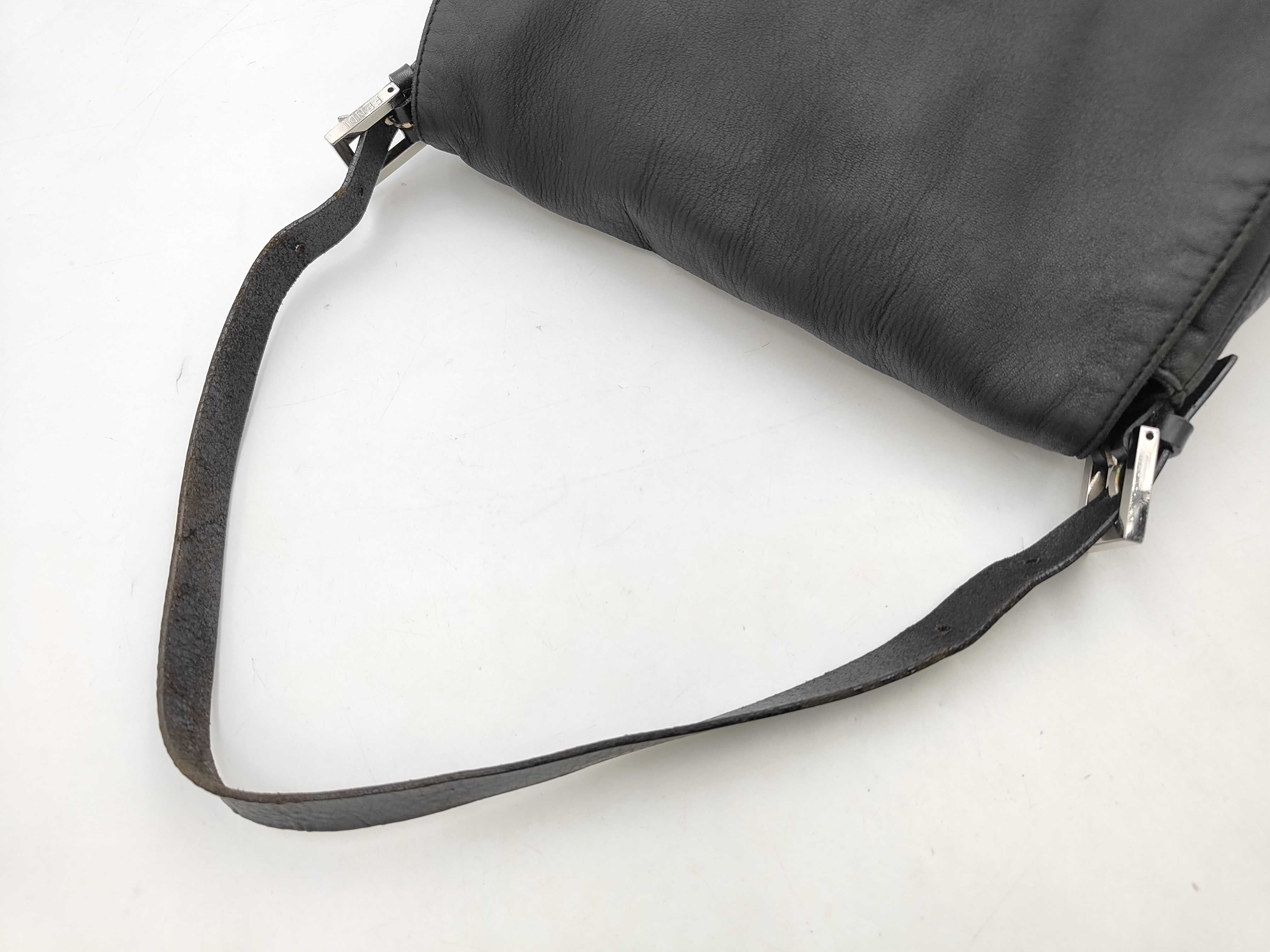 Mamma Leather Black Shoulder Bag — view 5