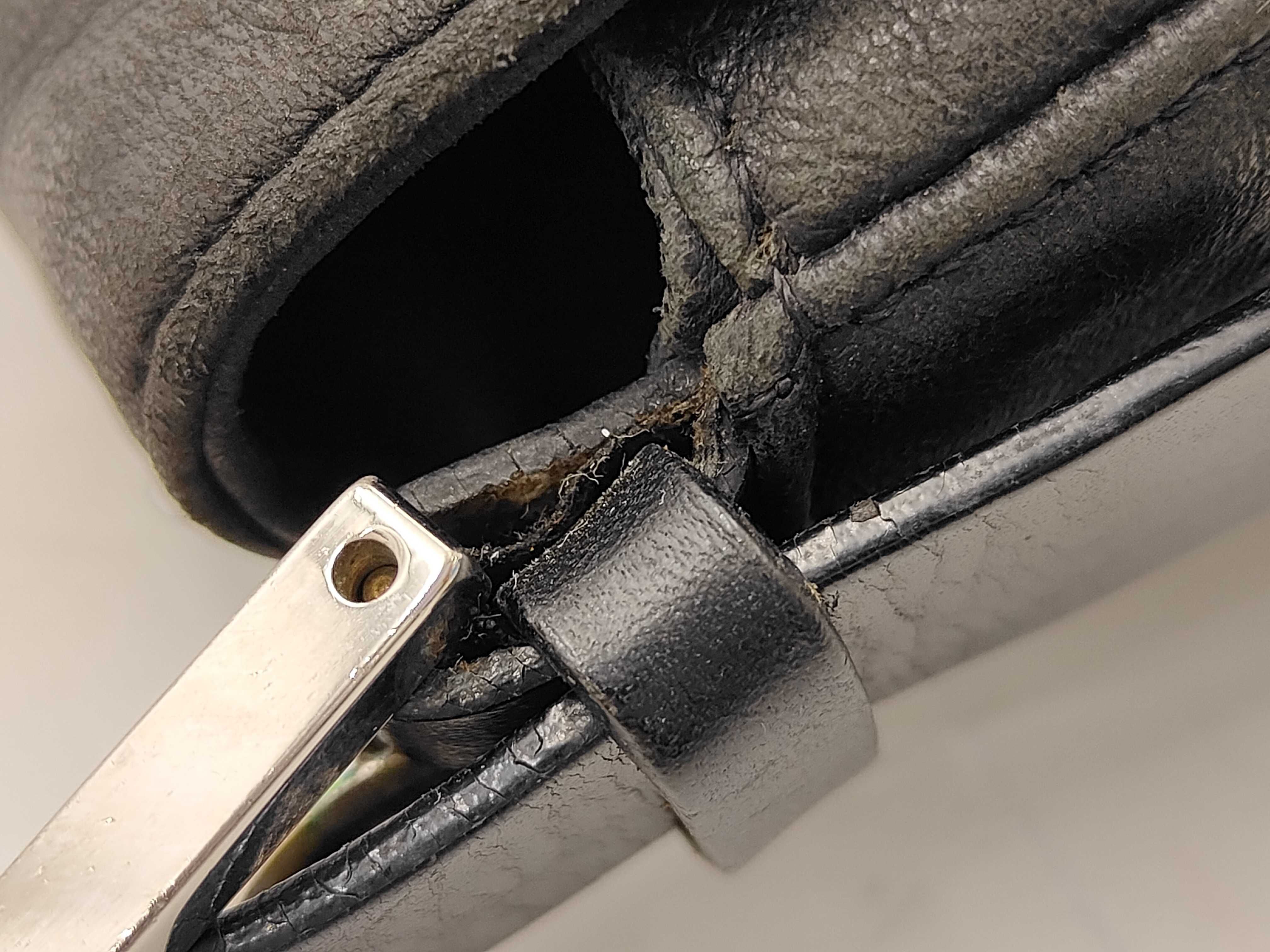 Mamma Leather Black Shoulder Bag — view 7