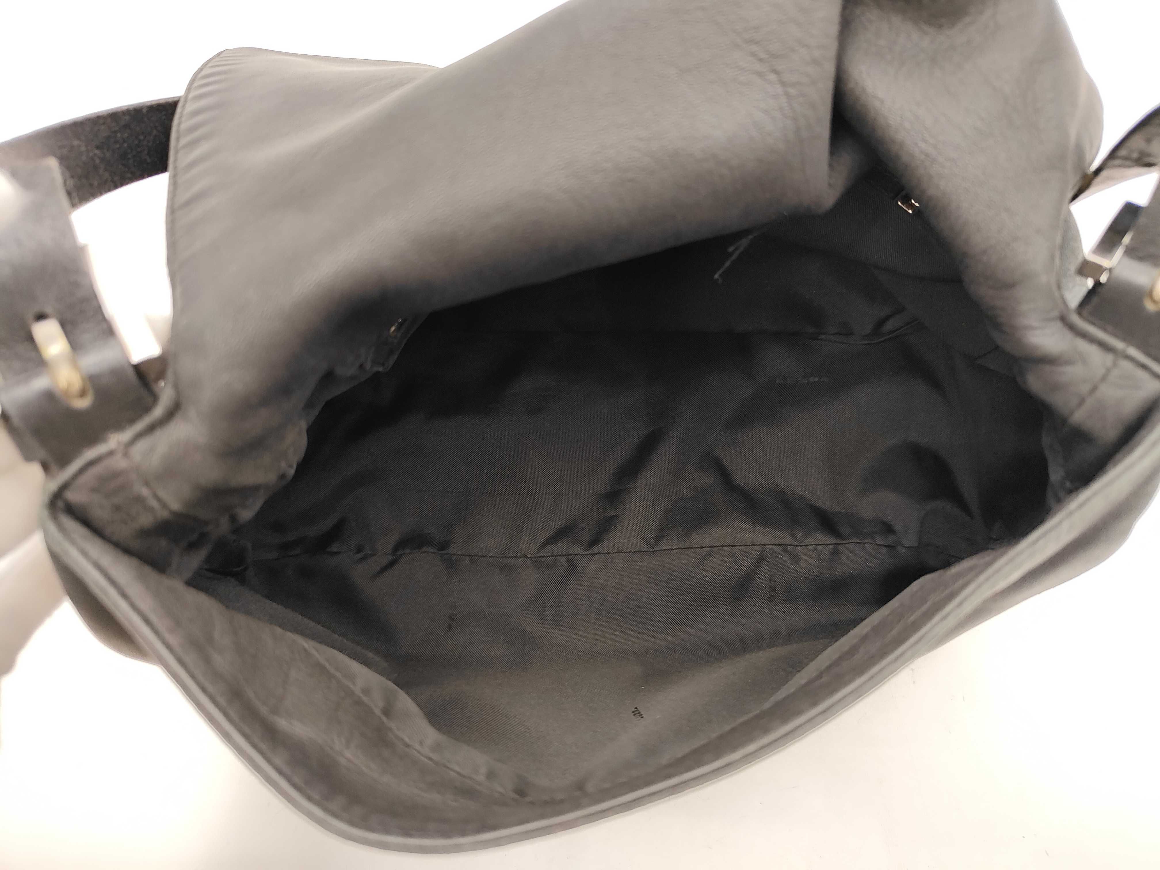 Mamma Leather Black Shoulder Bag — view 9