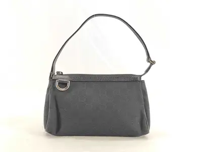 GG Canvas Black GG Canvas Mahjong Underarm Bag Shoulder Bag