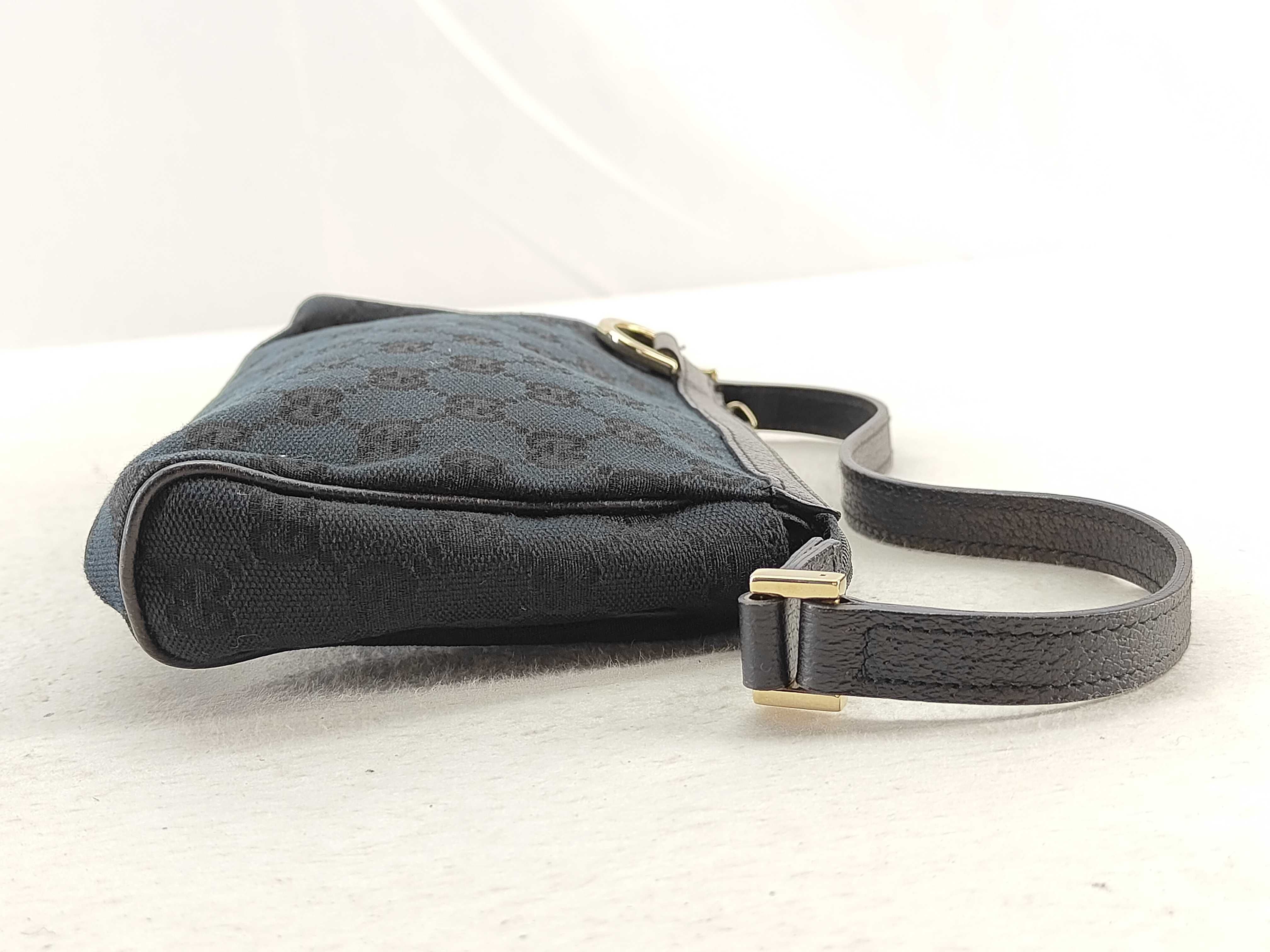 GG Canvas Black GG Canvas Mahjong Underarm Bag Shoulder Bag — view 3