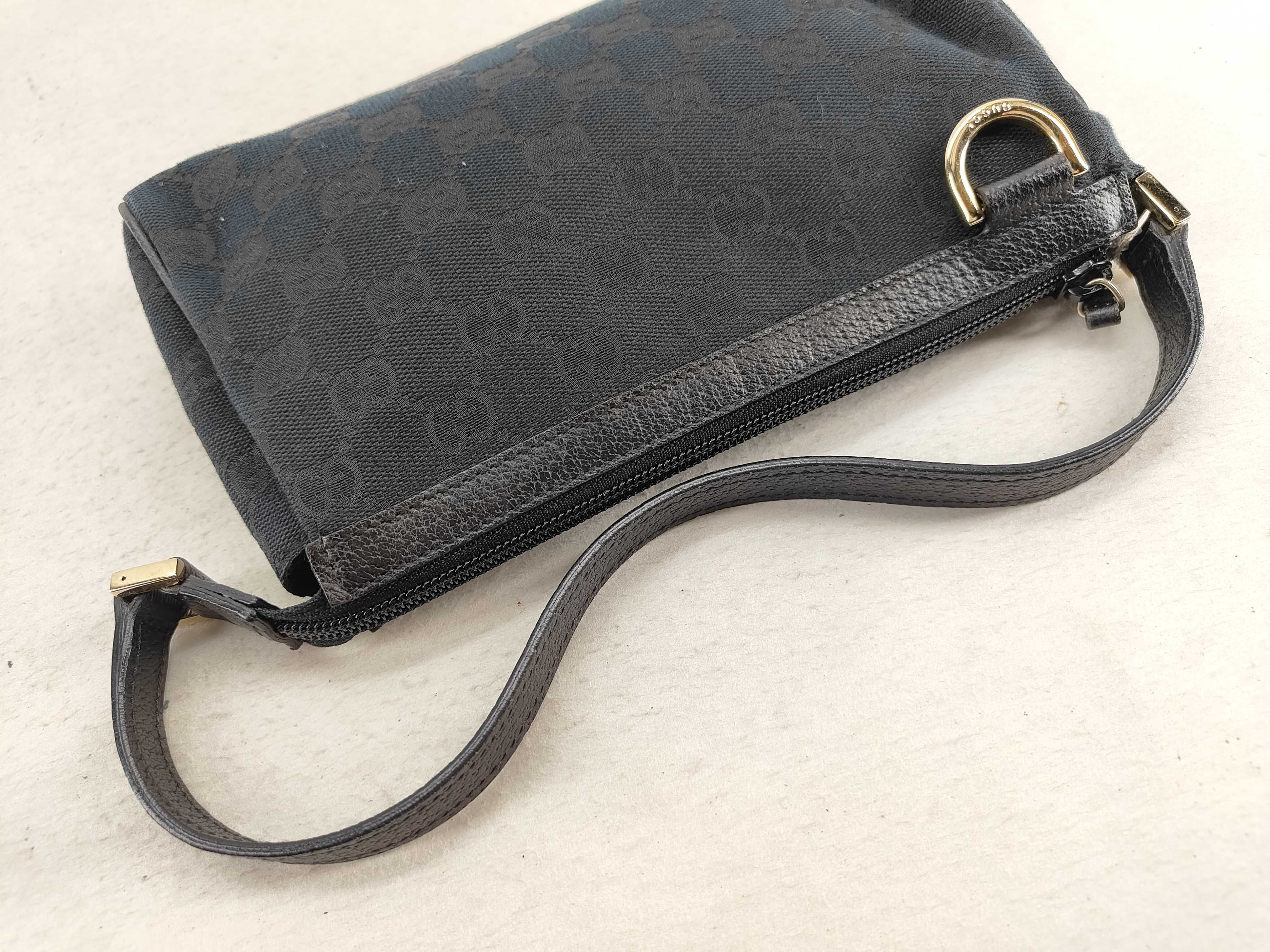 GG Canvas Black GG Canvas Mahjong Underarm Bag Shoulder Bag — view 4