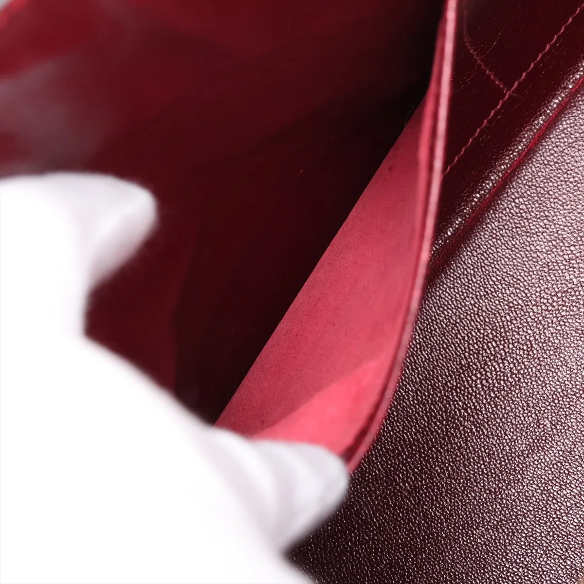 [Individually packaged] Hermes Kelly 32 Letournée Box Calf Rouge H Gold Hardware N: 1984 — view 9