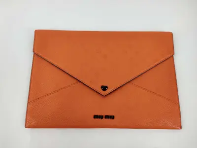 clutch bag, orange clutch bag