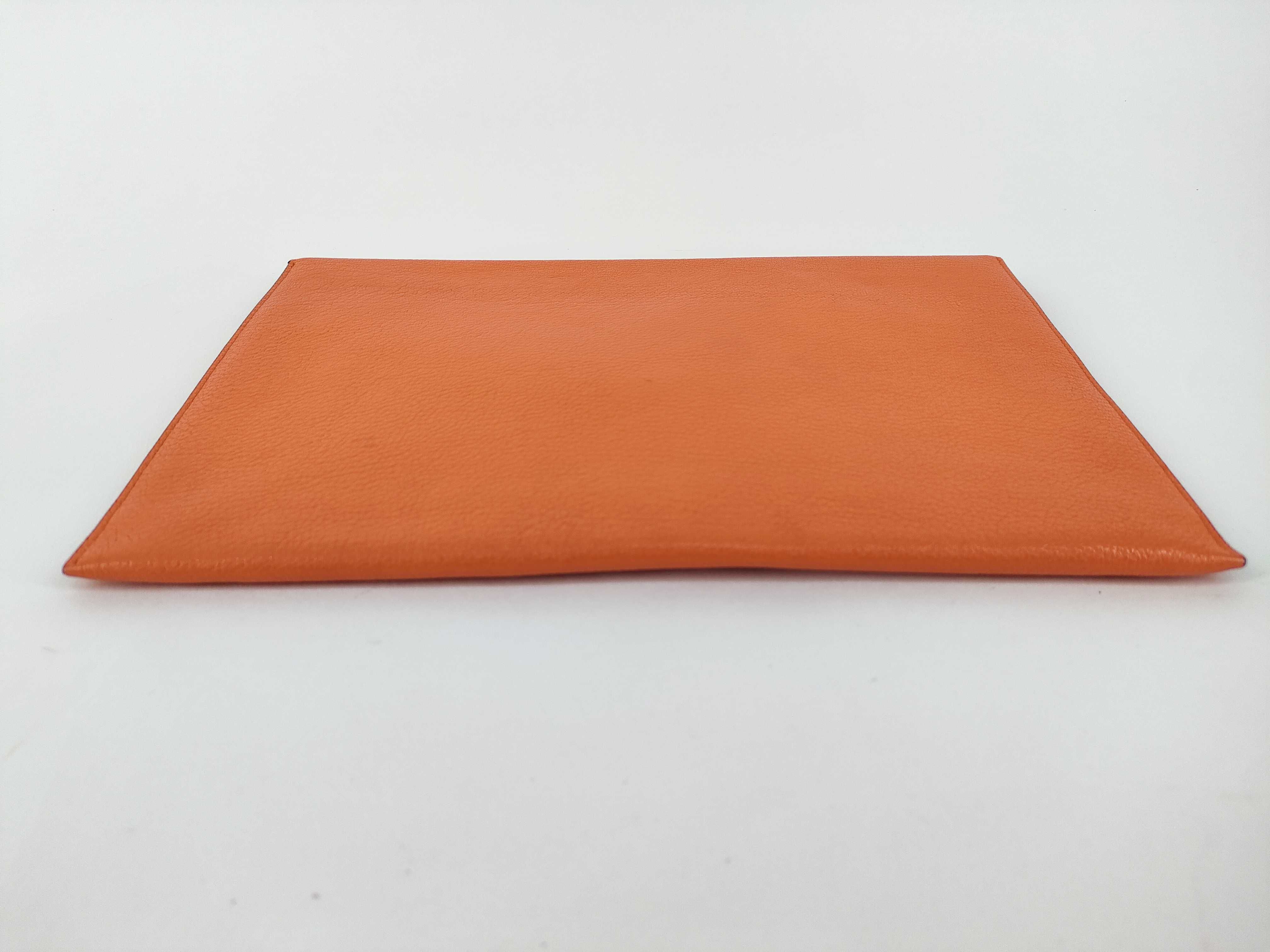 clutch bag, orange clutch bag — view 4